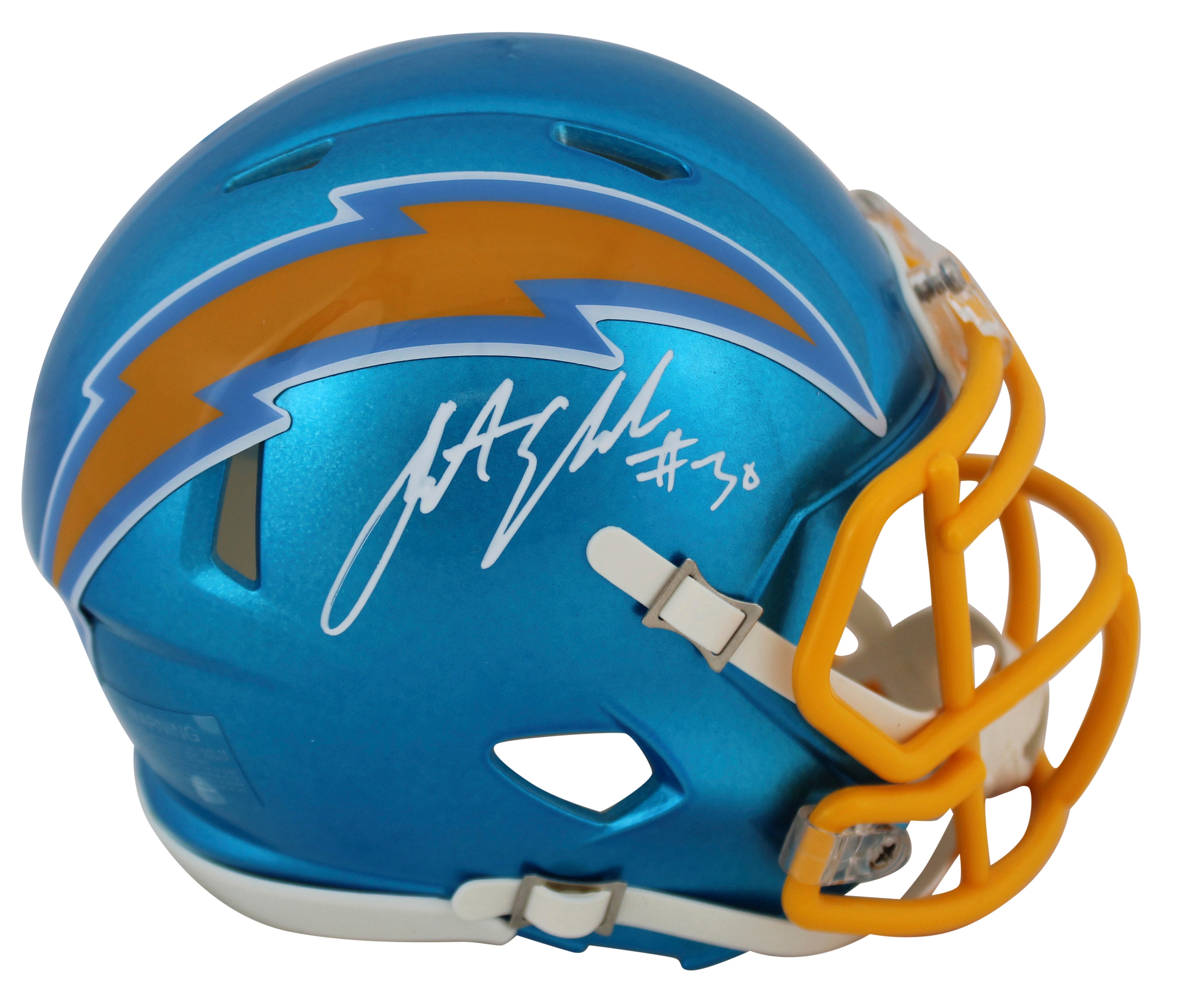 Chargers Austin Ekeler Authentic Signed Flash Speed Mini Helmet PSA Itp #2C02296