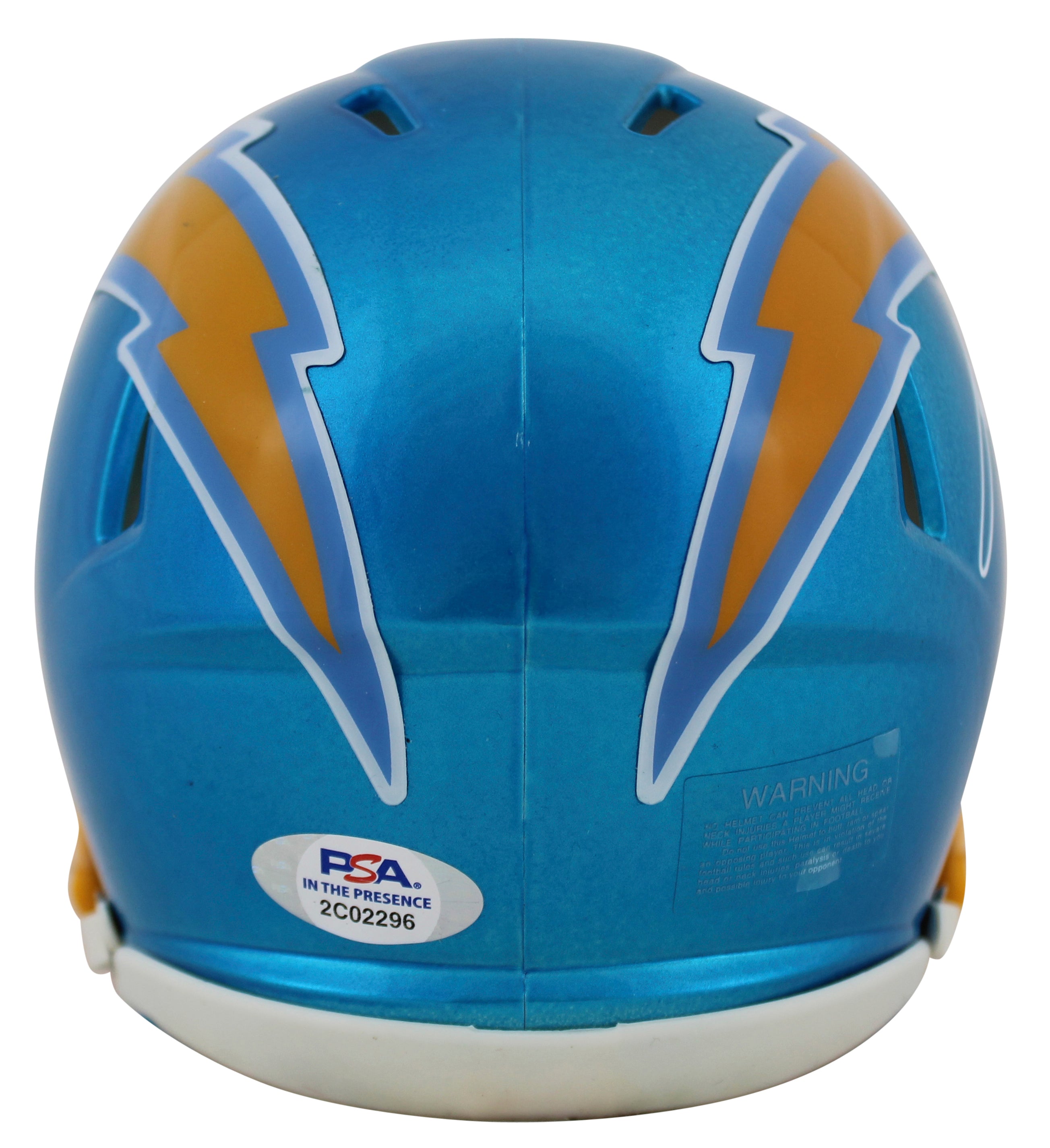 Chargers Austin Ekeler Authentic Signed Flash Speed Mini Helmet PSA Itp #2C02296