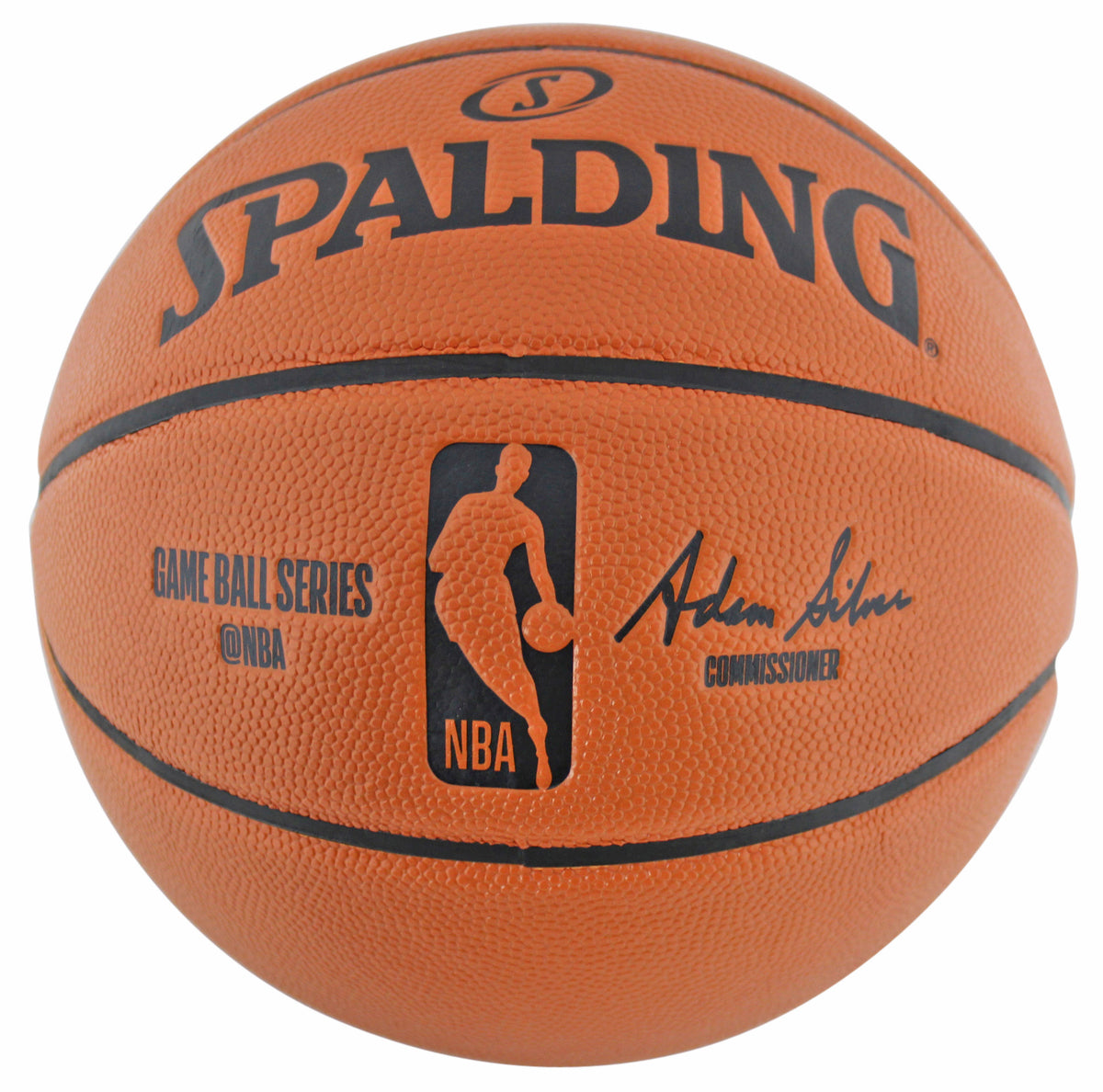 Lakers Magic Johnson Signed Spalding Basketball w/ Black Signature BAS Witnessed