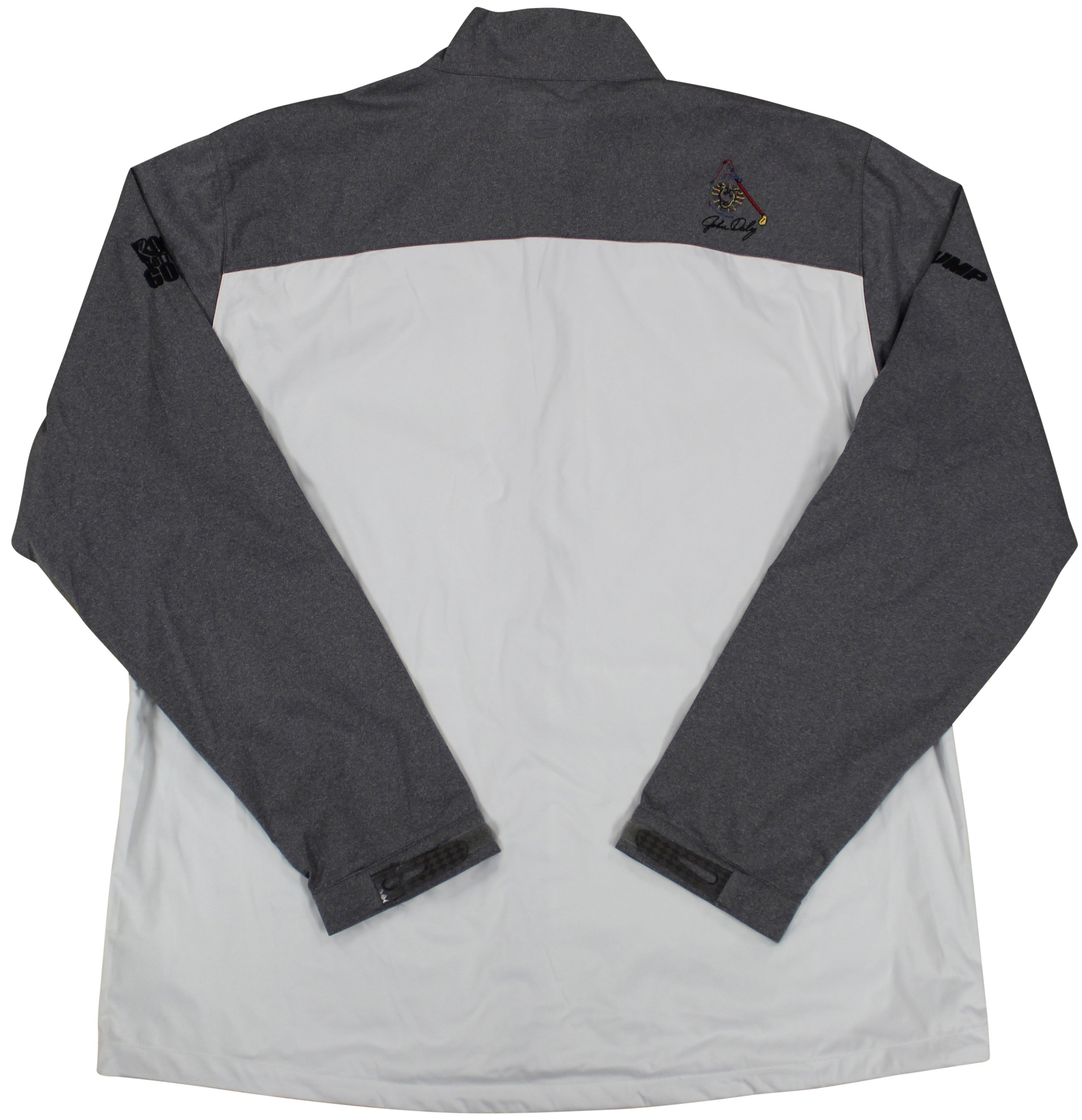 John Daly Authentic Signed Match Worn Gray Etonic Golf Jacket BAS #BH00336