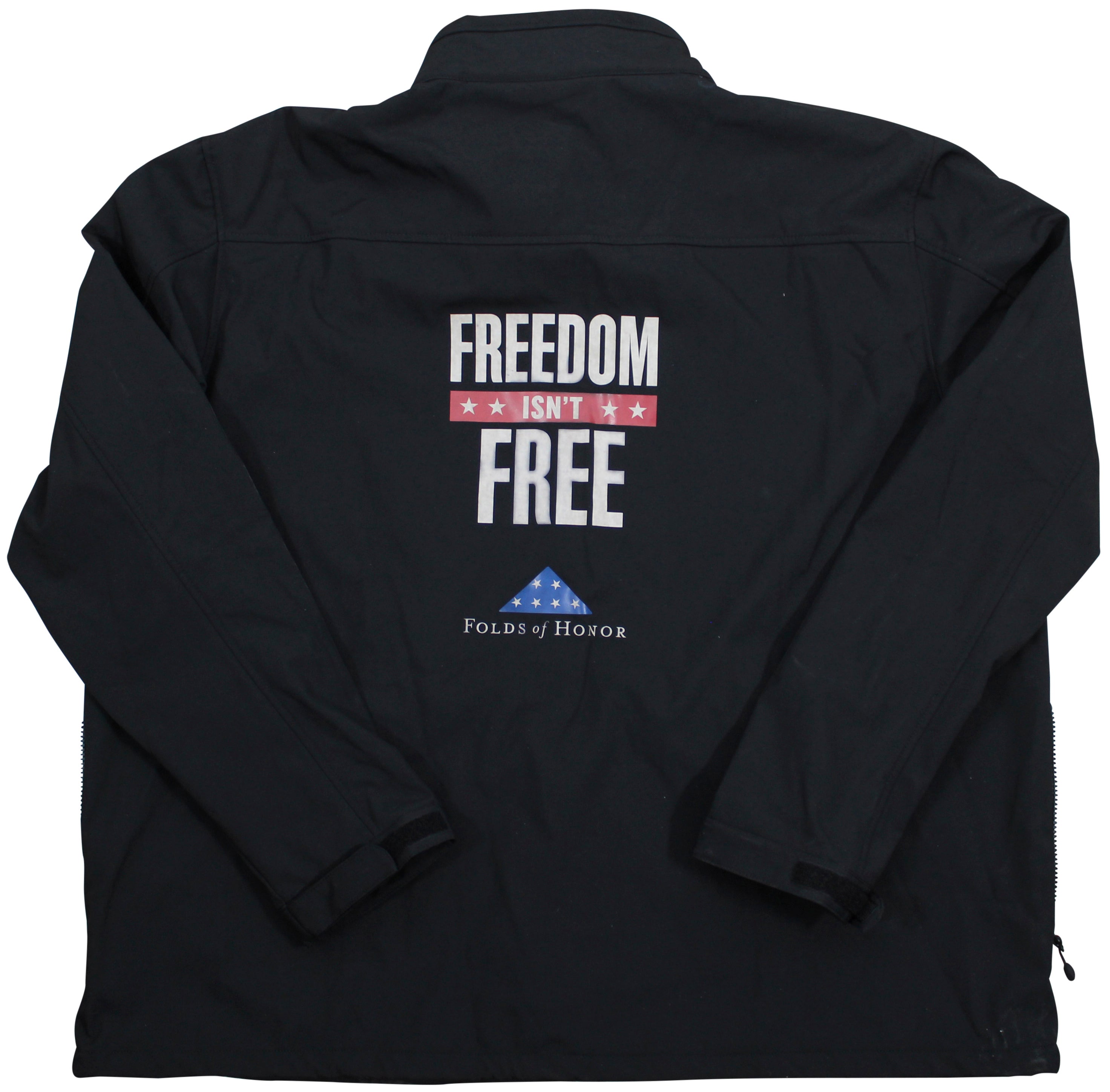 John Daly Signed Match Worn Black Folds of Honor Golf Jacket BAS #BH00325