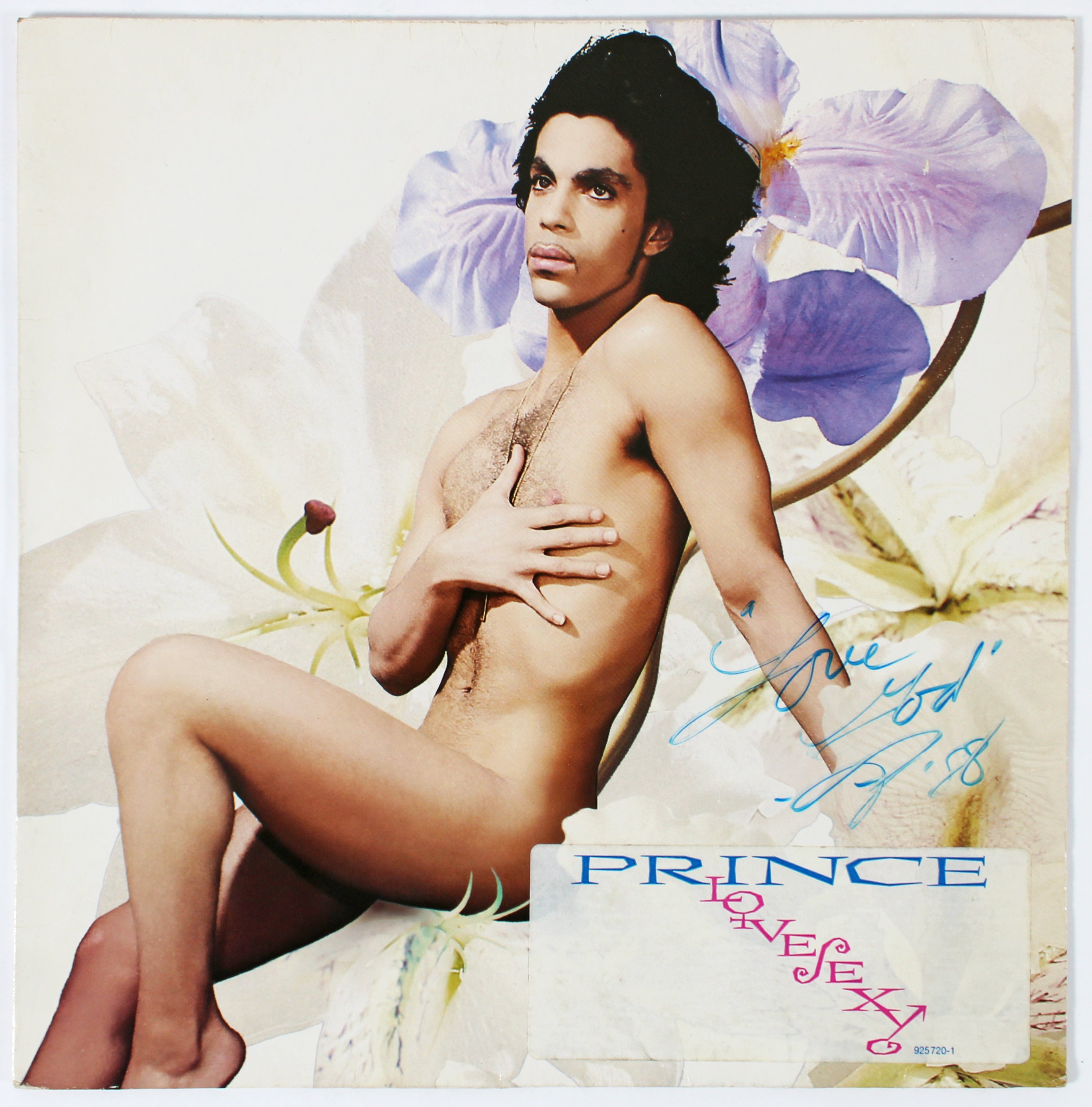 Prince Authentic Signed Lovesexy Album Cover W/ Vinyl Autographed JSA #YY84412