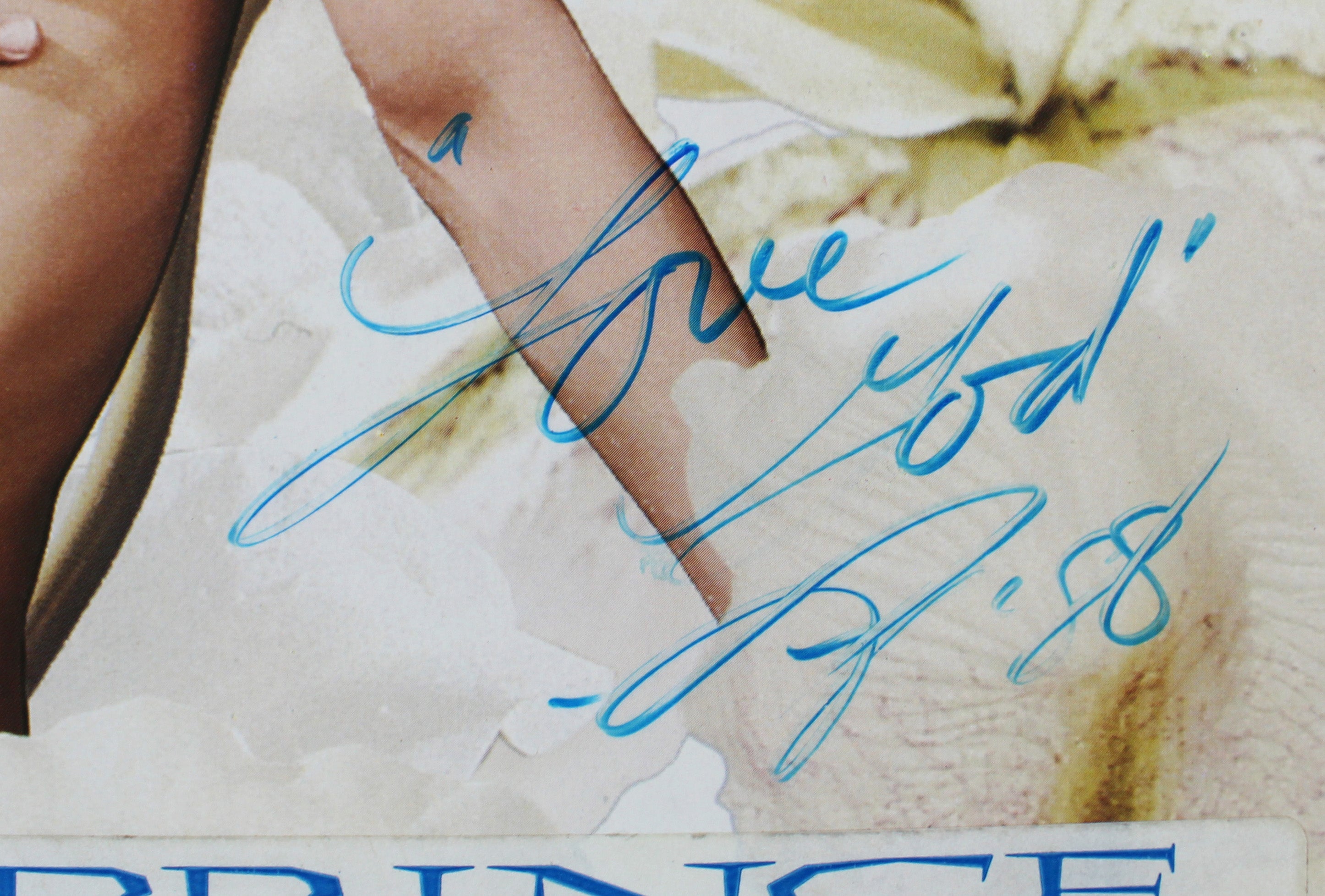 Prince Authentic Signed Lovesexy Album Cover W/ Vinyl Autographed JSA #YY84412