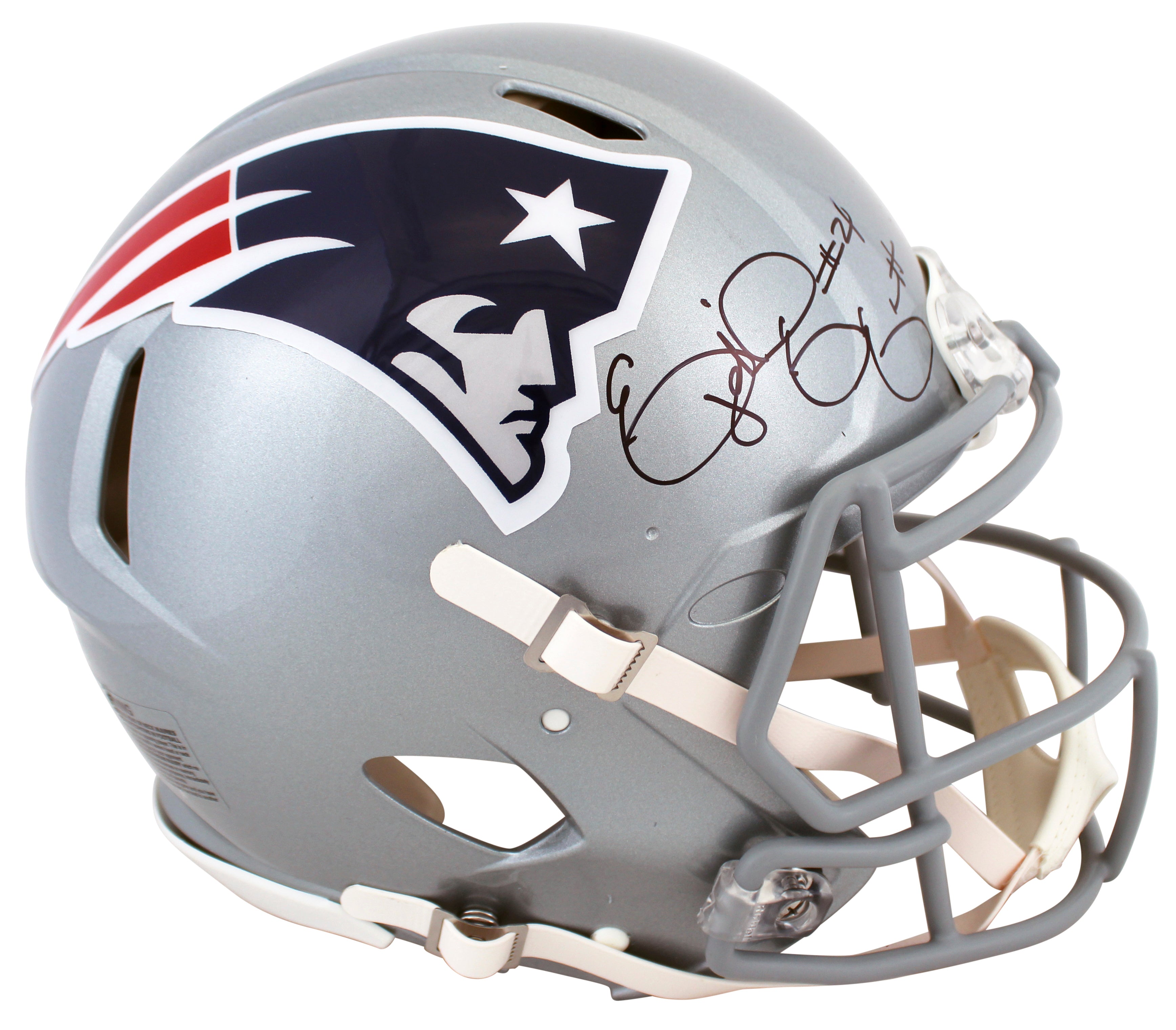 Patriots Ezekiel Elliott Signed Full Size Speed Proline Helmet BAS Wit #WV36387