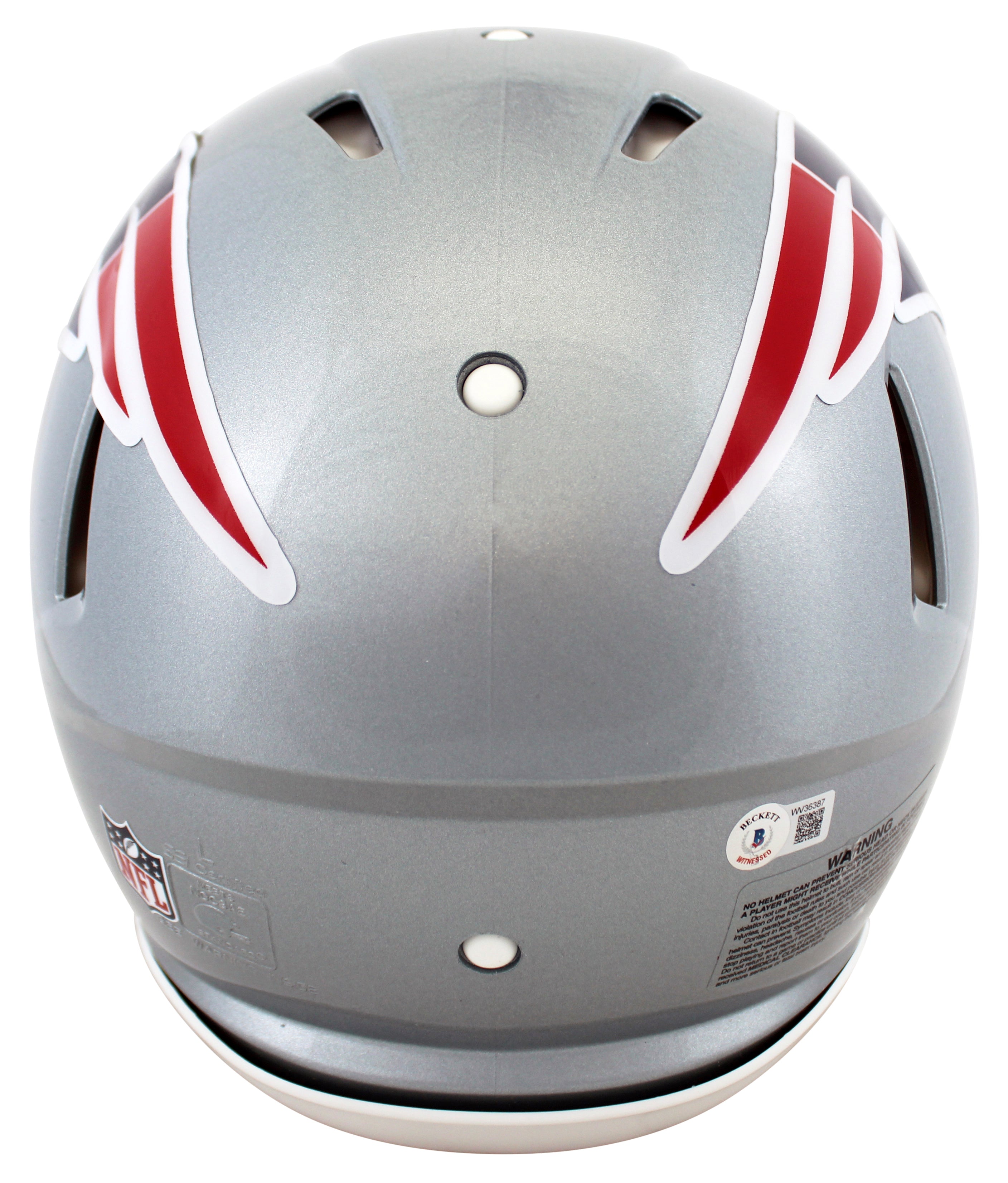 Patriots Ezekiel Elliott Signed Full Size Speed Proline Helmet BAS Wit #WV36387