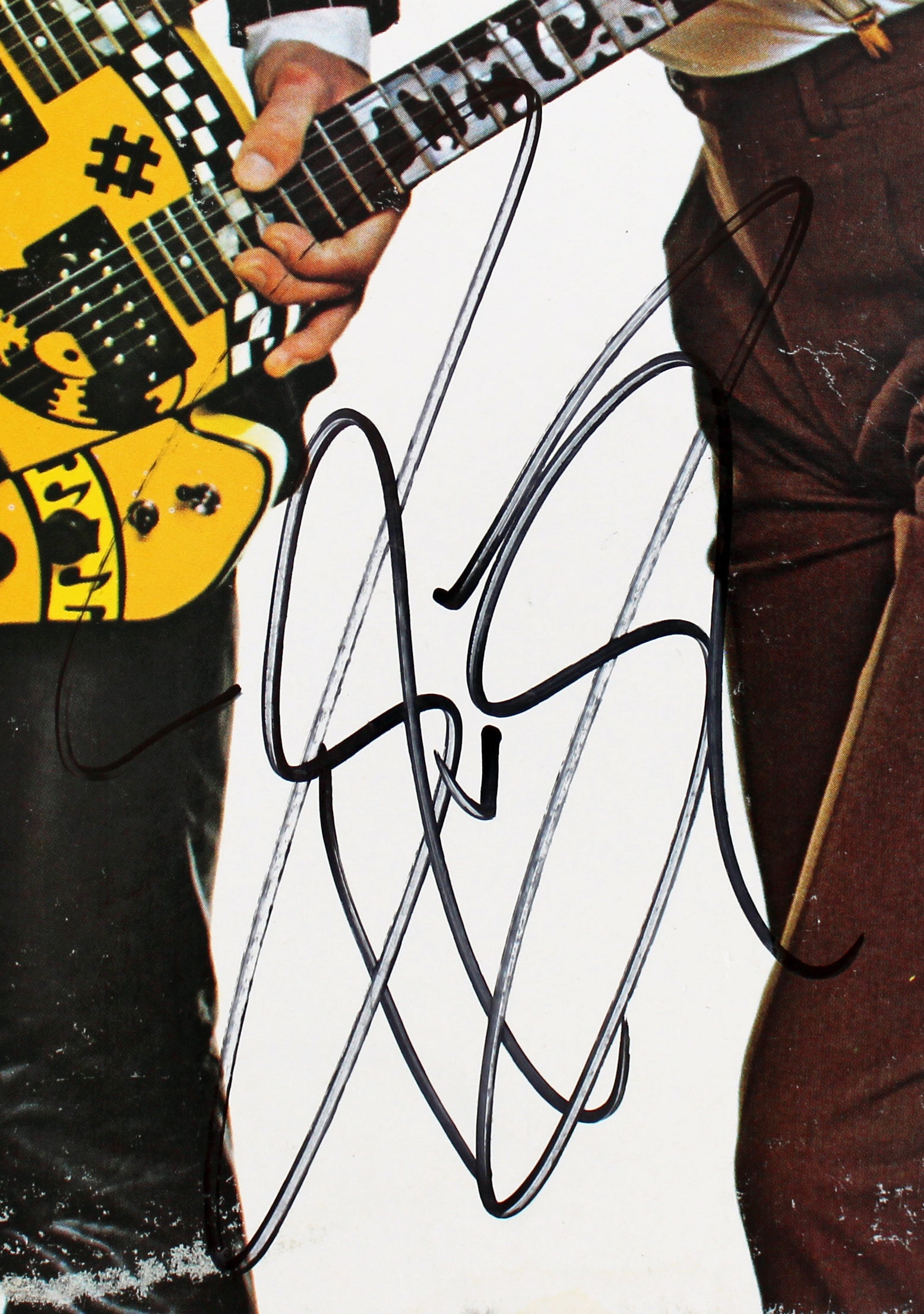Rick Nielsen & Robin Zander Cheap Trick Signed Please Album Cover BAS #BG82260