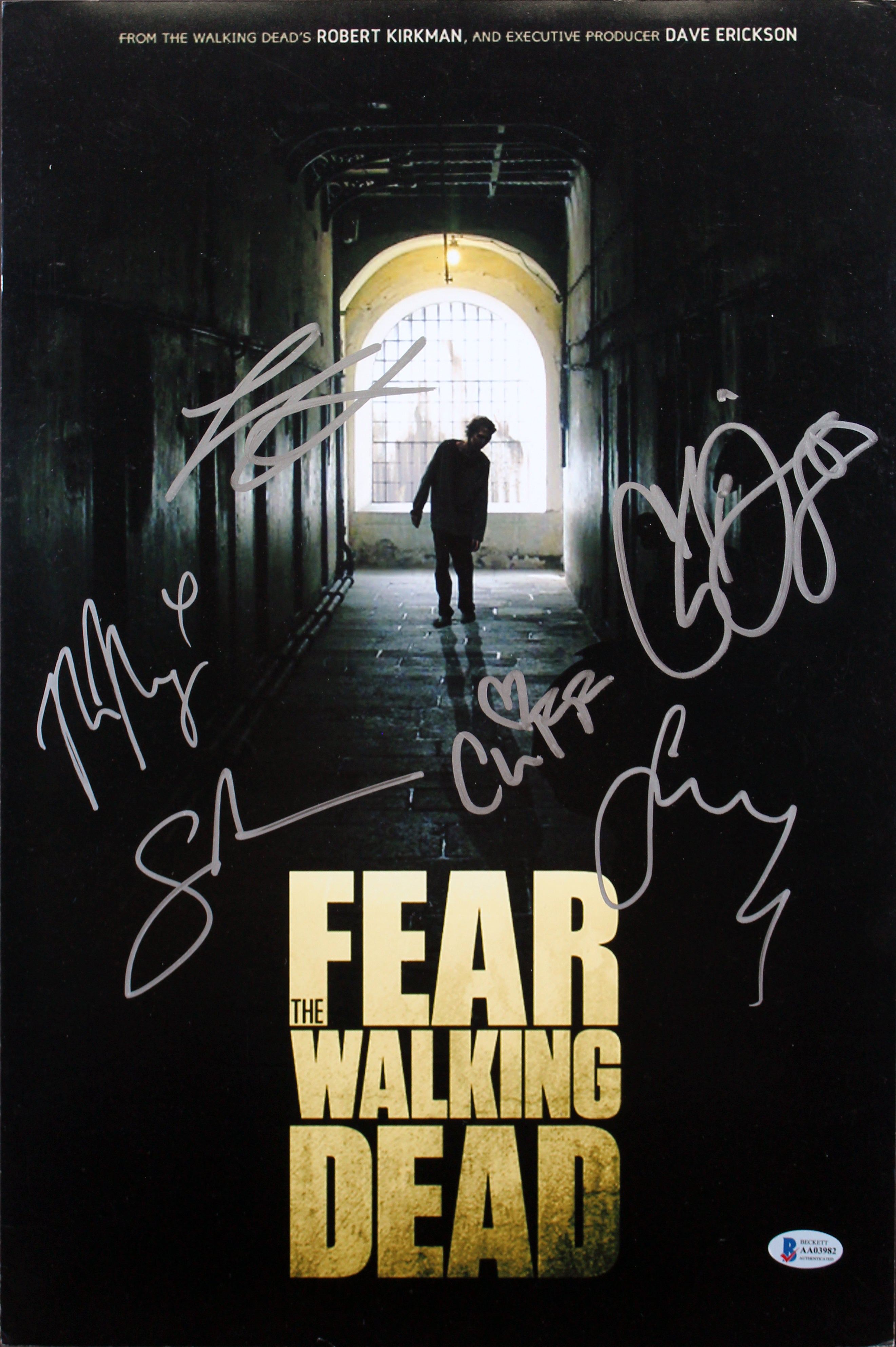 Fear The Walking Dead (6) Nicotero, Domingo, +4 Signed 12x18 Photo BAS #AA03982