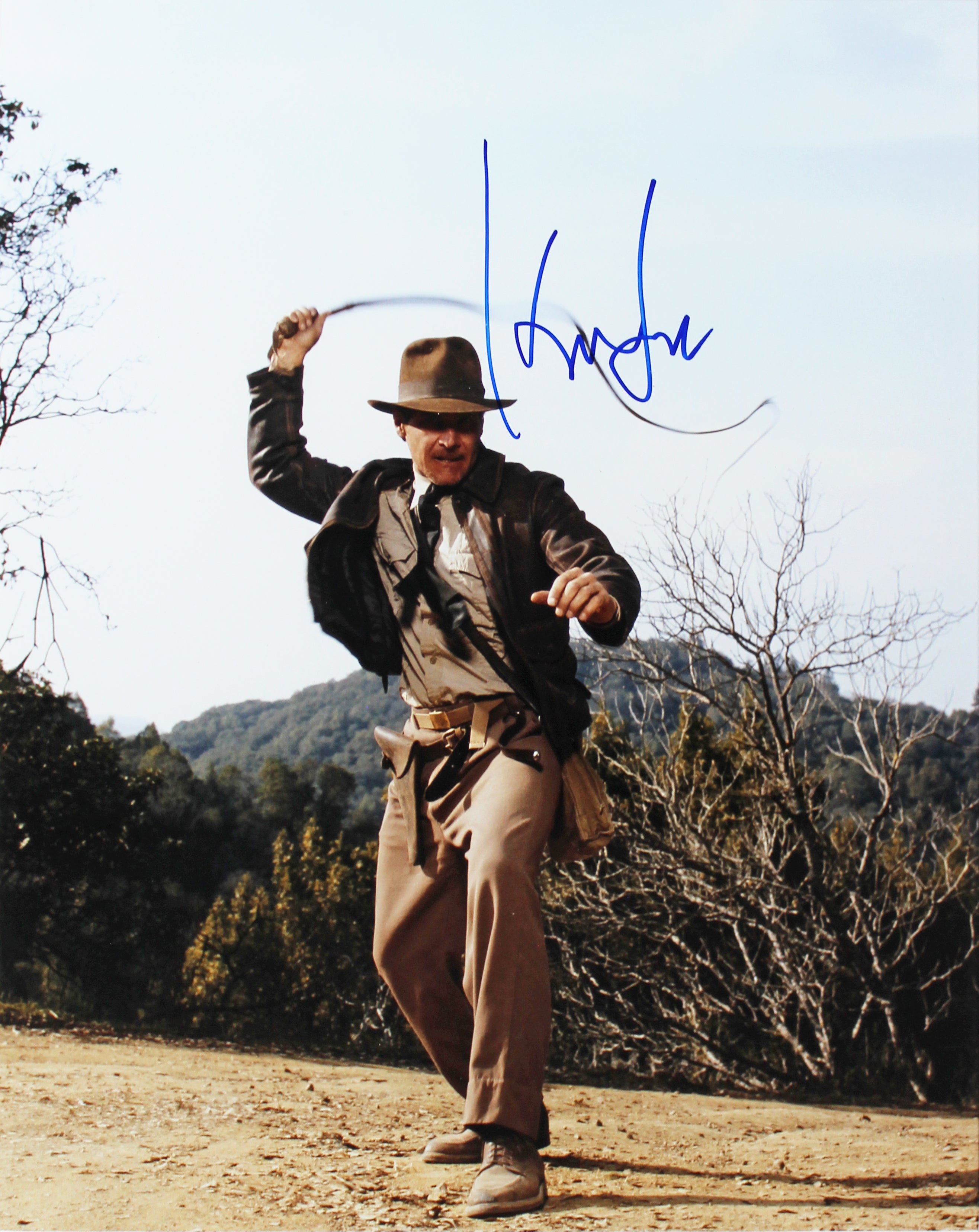 Harrison Ford & Steven Spielberg Indiana Jones Signed Framed Display BAS & JSA