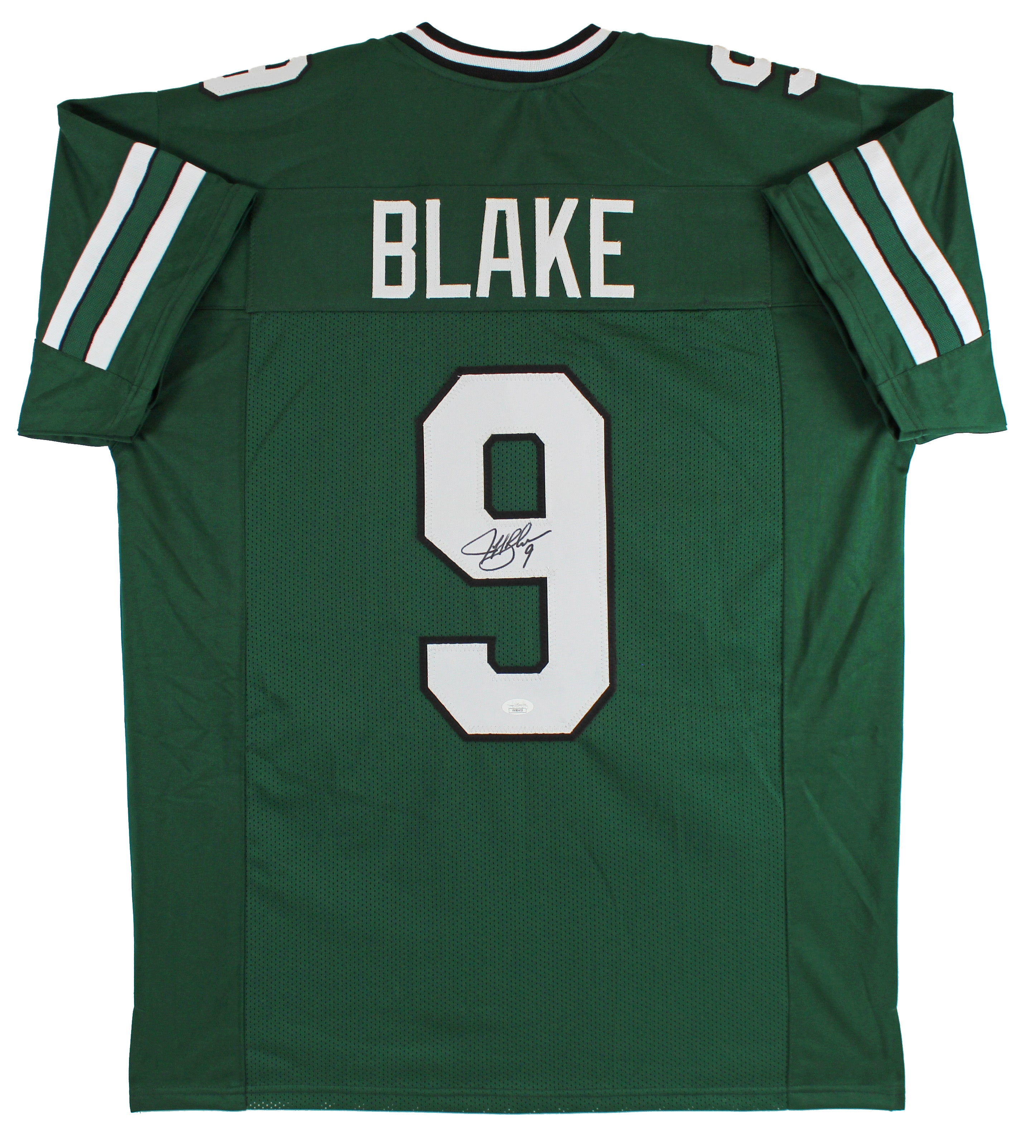 Jeff Blake Authentic Signed Green Pro Style Jersey Autographed JSA
