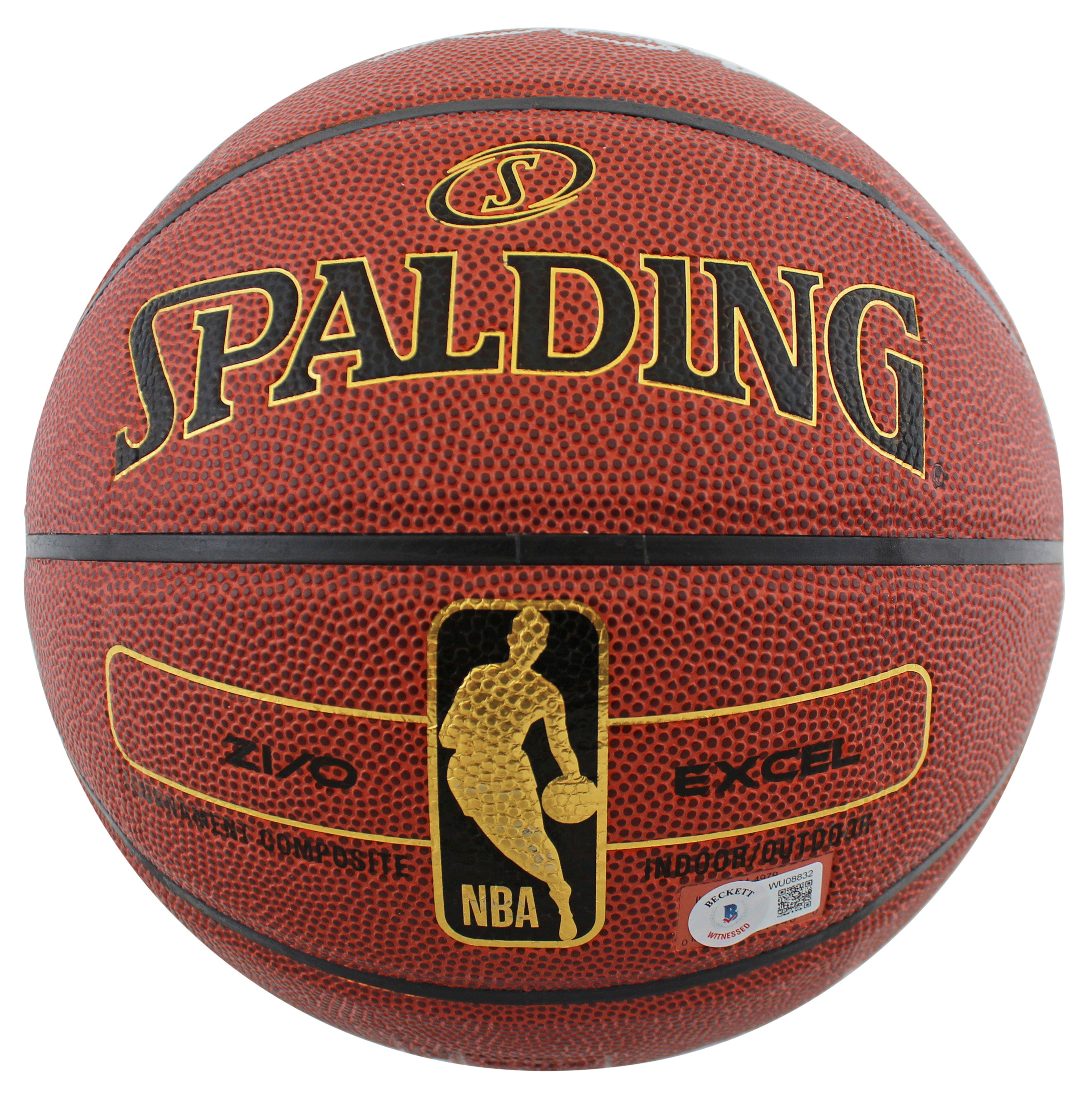 Magic Johnson & Larry Bird Authentic Signed Spalding Basketball BAS Witnessed