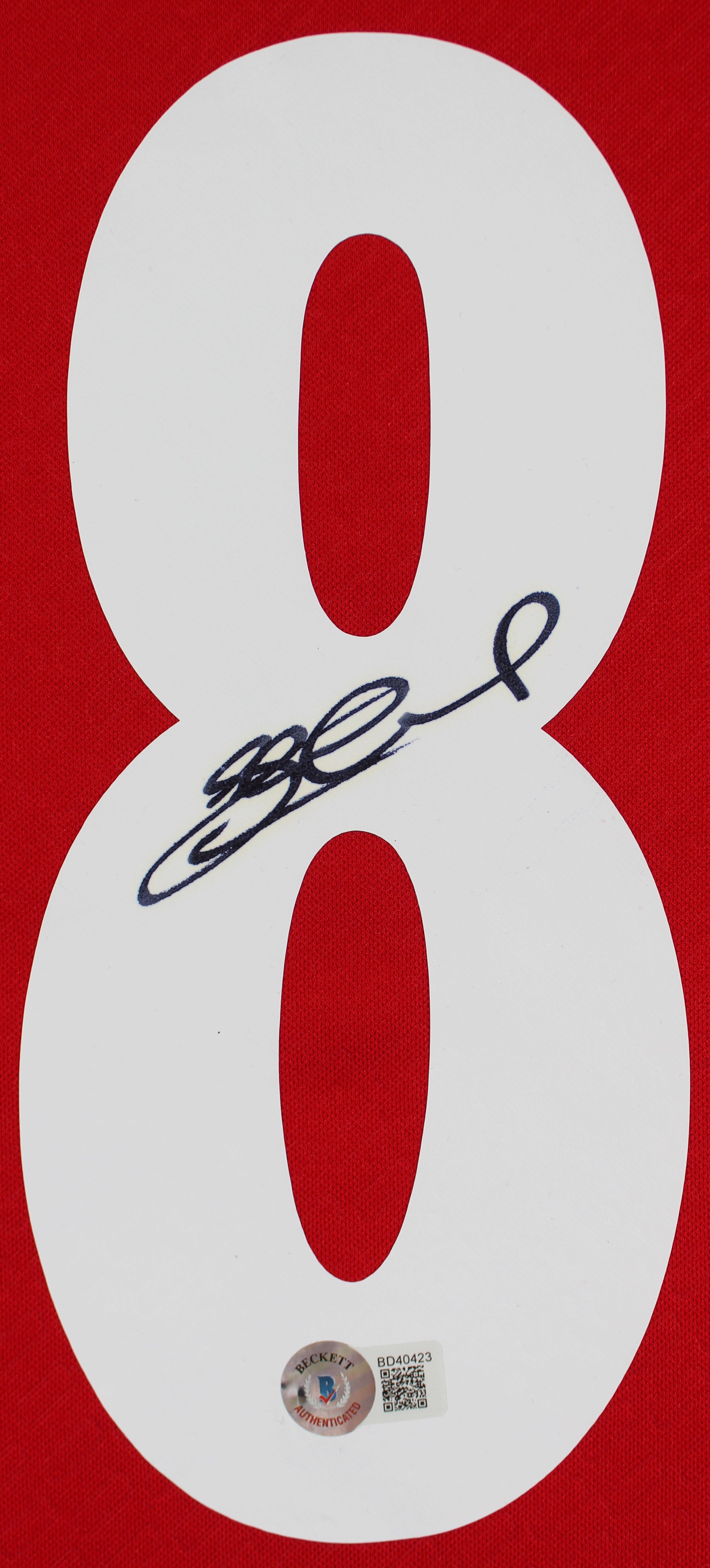 Liverpool FC Steven Gerrard Signed Red 2005 Home UCL Final Edition Jersey BAS