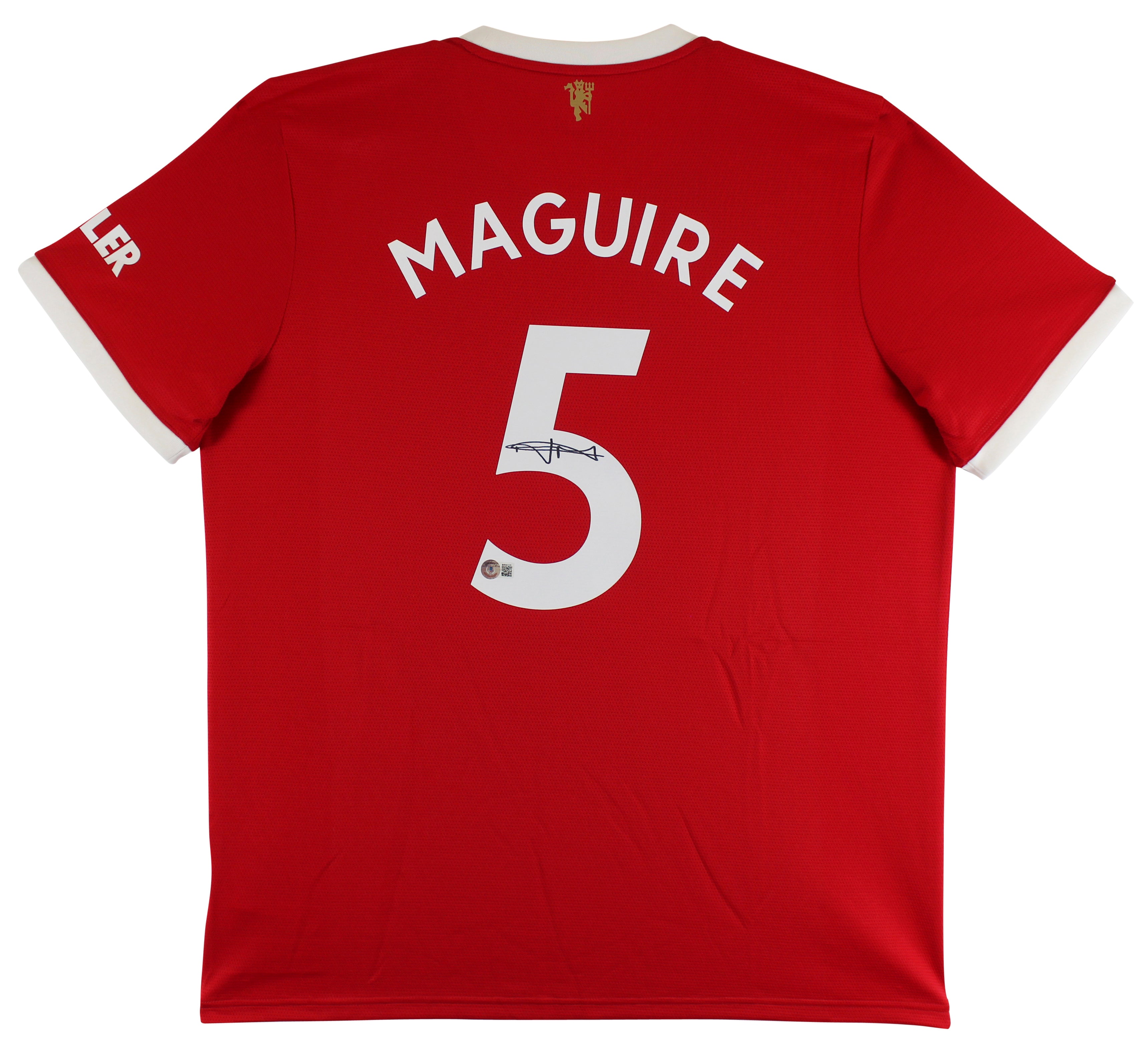 Manchester United Harry Maguire Authentic Signed Red Adidas Jersey BAS