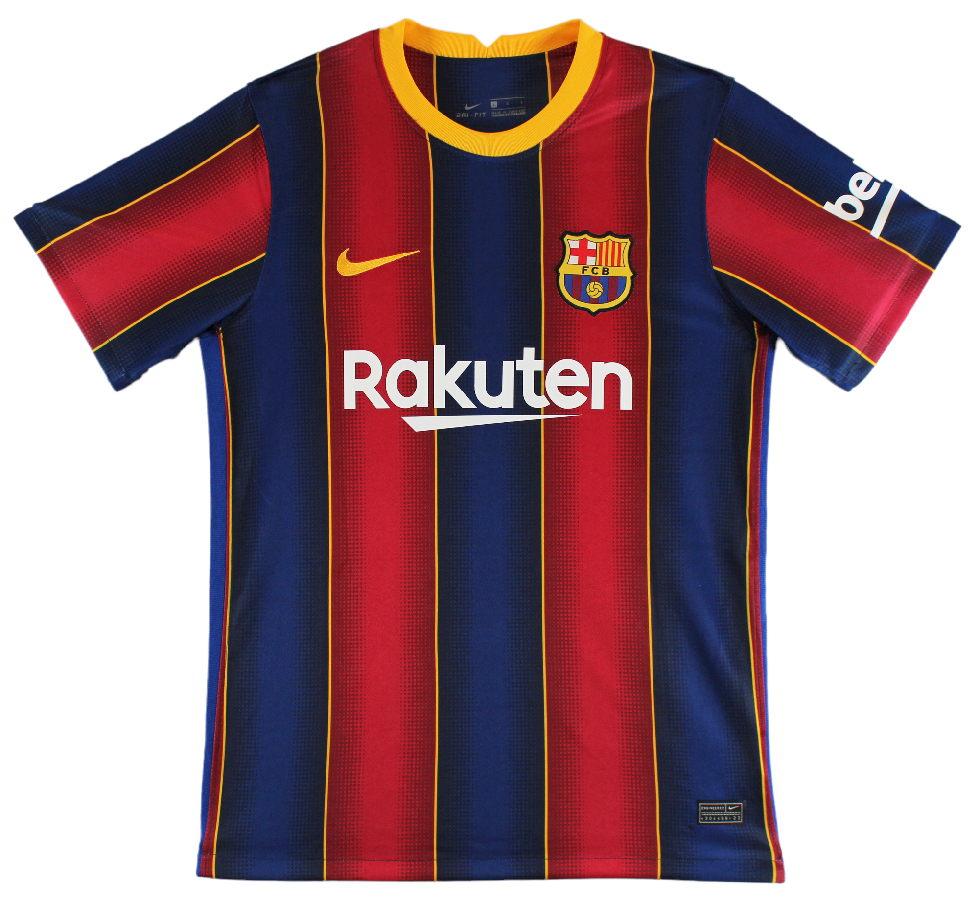 Barcelona Lionel Messi Authentic Signed Red & Blue Nike Jersey Autographed BAS