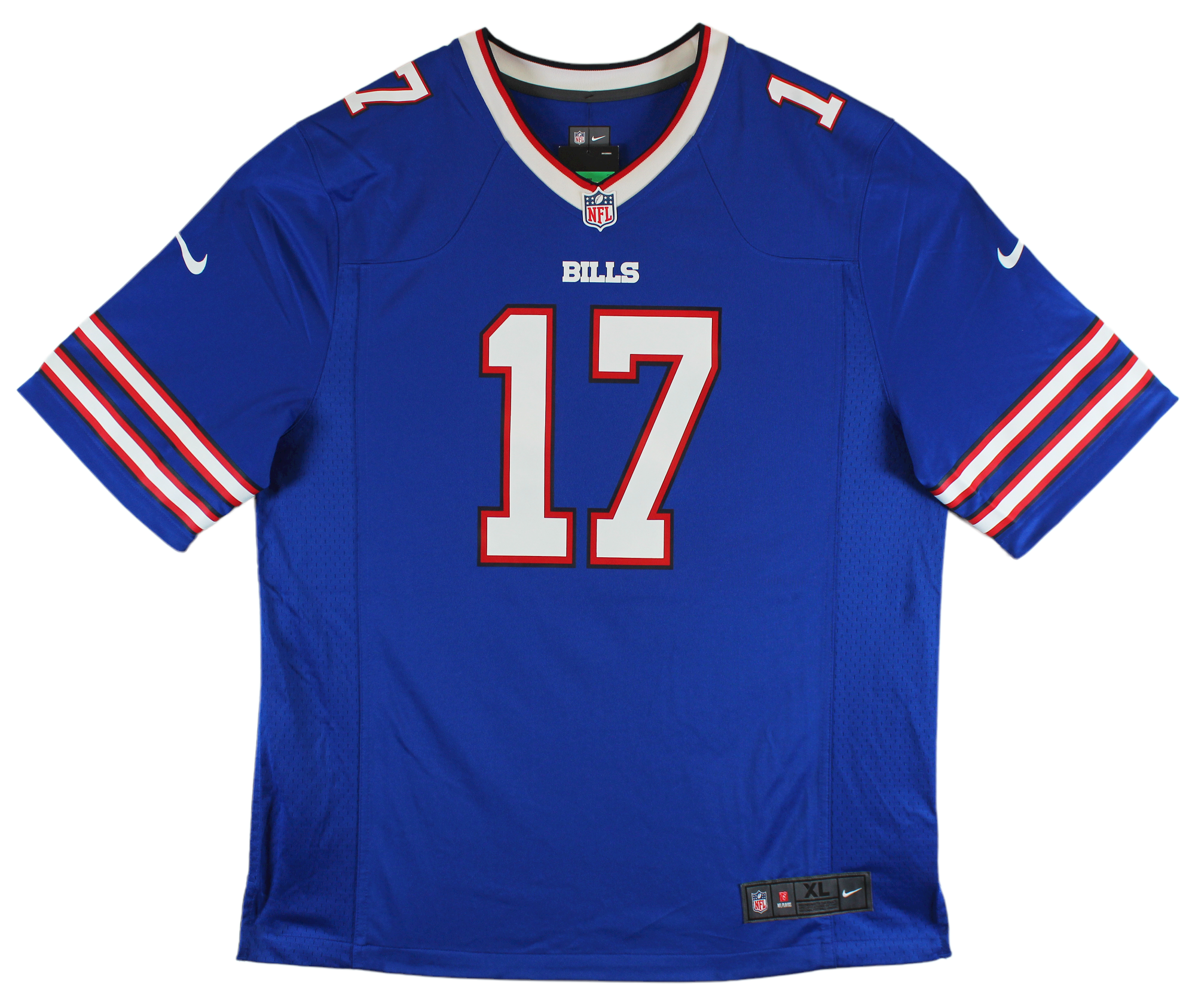 Bills Josh Allen Authentic Signed Blue Nike Jersey Autographed BAS Witnessed