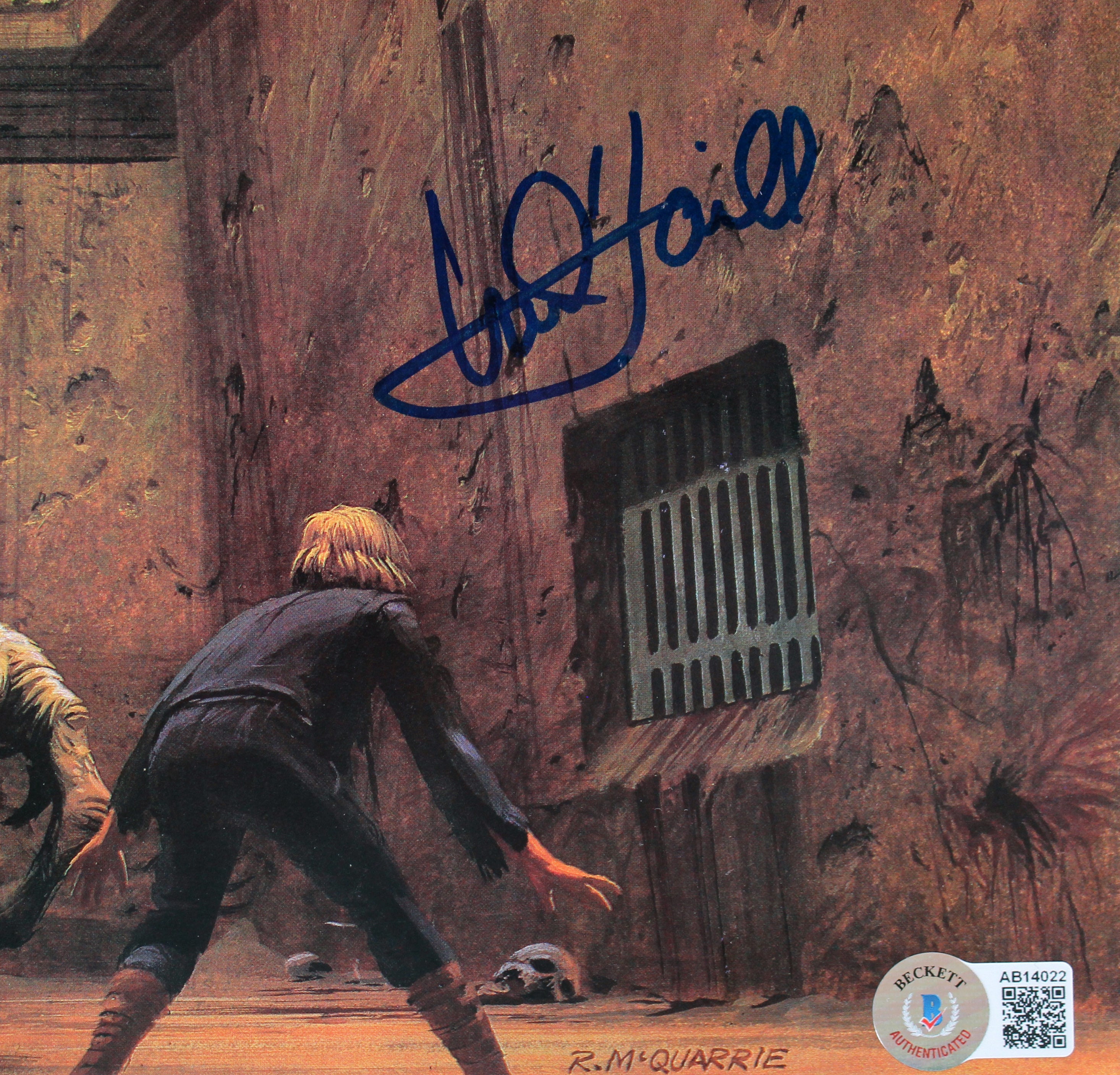 Mark Hamill Star Wars Return of the Jedi Signed 11x15.25 Photo BAS #AB14022
