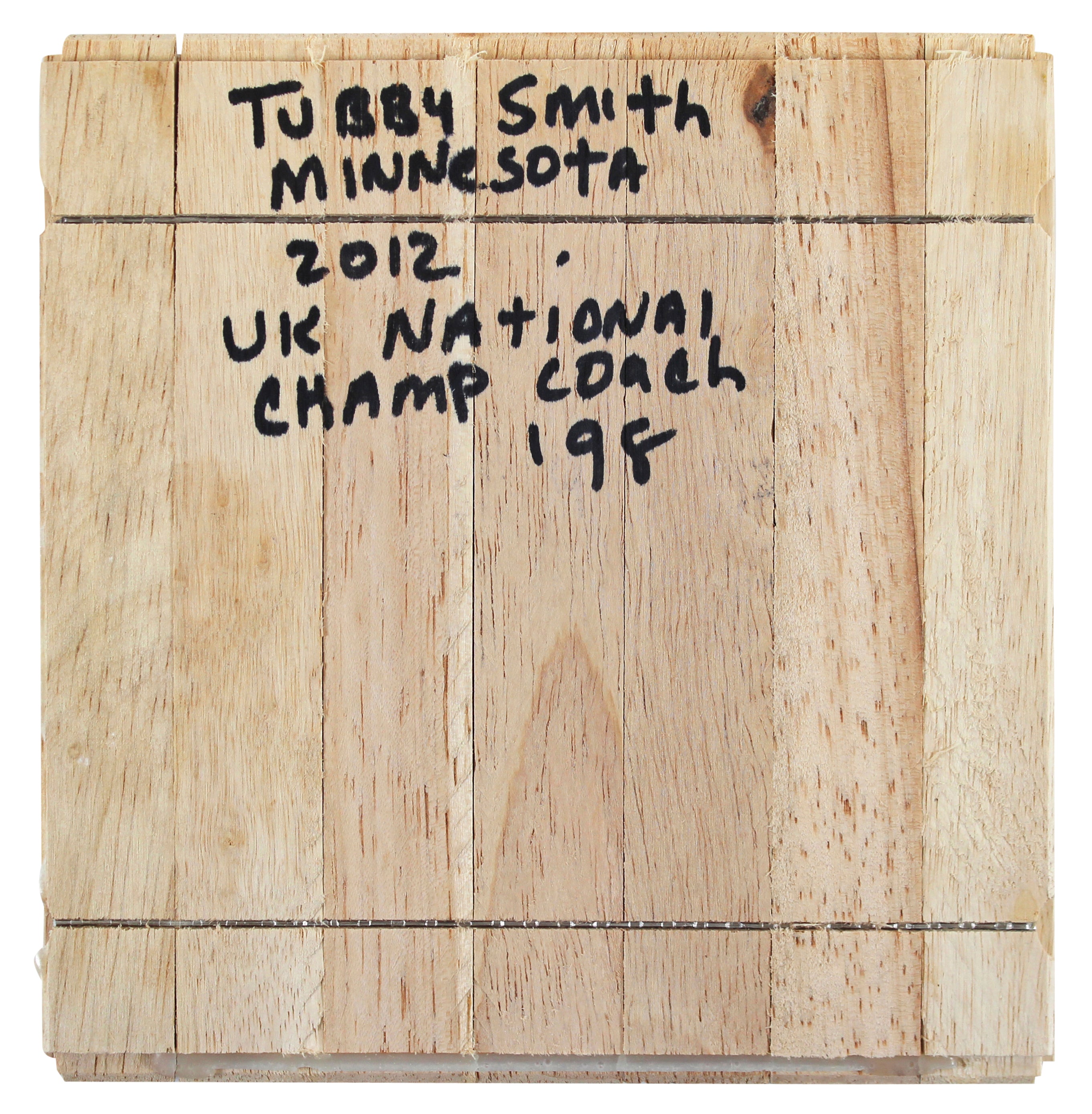 Kentucky Tubby Smith Authentic Signed 6x6 Floorboard Autographed BAS #BG79092
