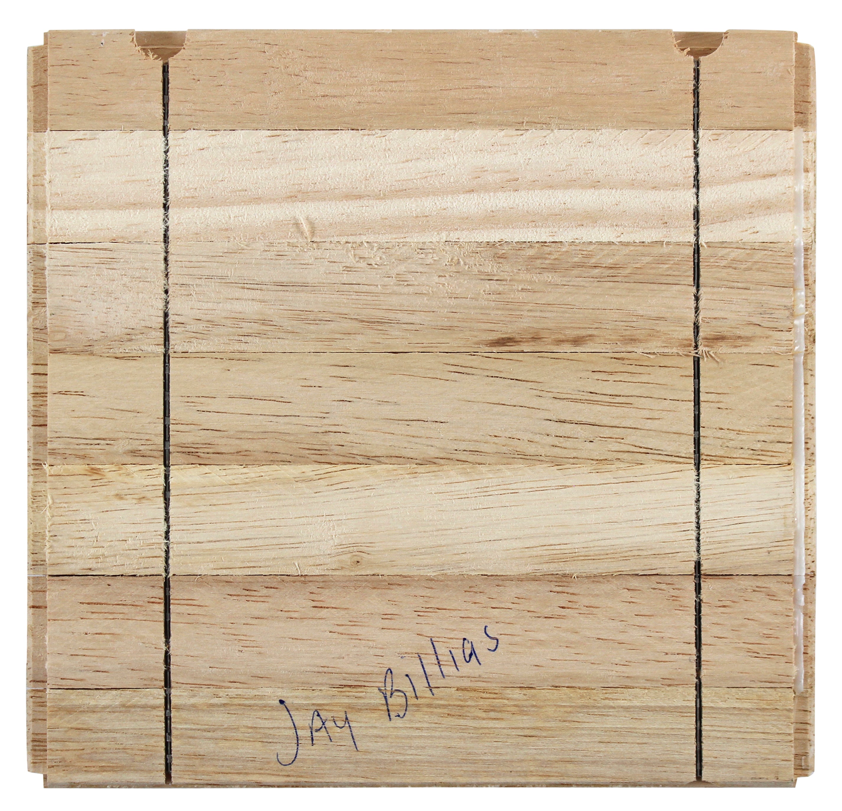 Duke Jay Bilas Authentic Signed 6x6 Floorboard Autographed BAS #BG79083