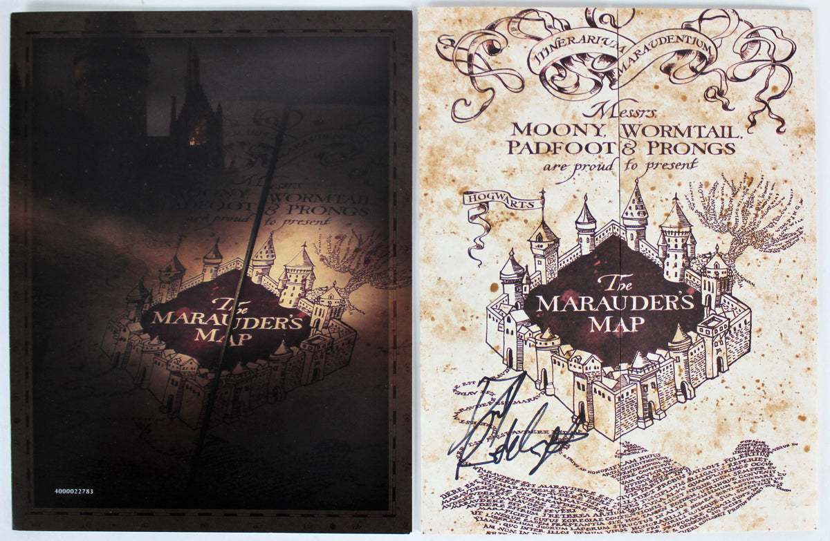 Daniel Radcliffe Signed 9 x 26.5 Harry Potter The Marauder's Map BAS #F84007