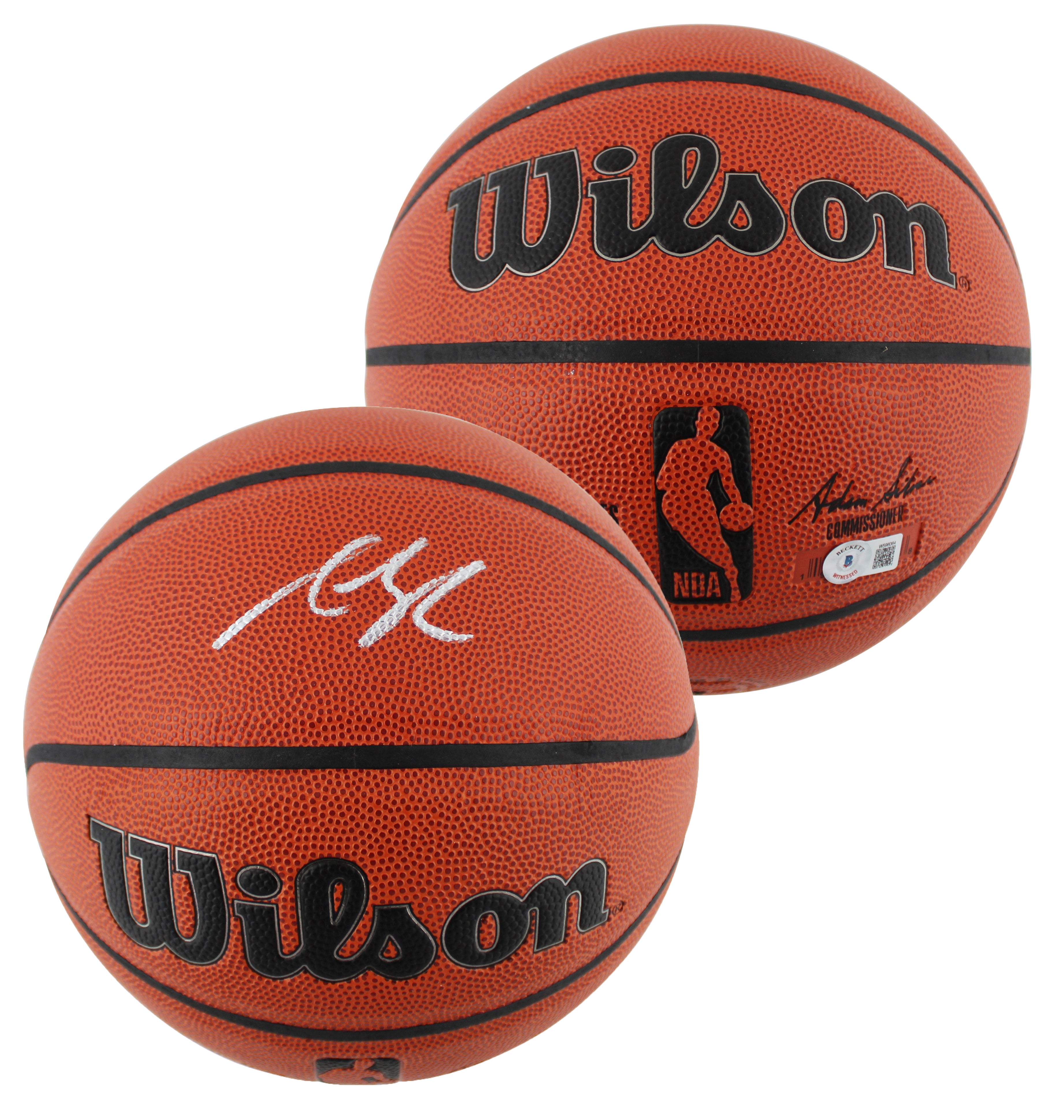 Lakers Austin Reaves Authentic Signed Wilson Basketball BAS Witnessed