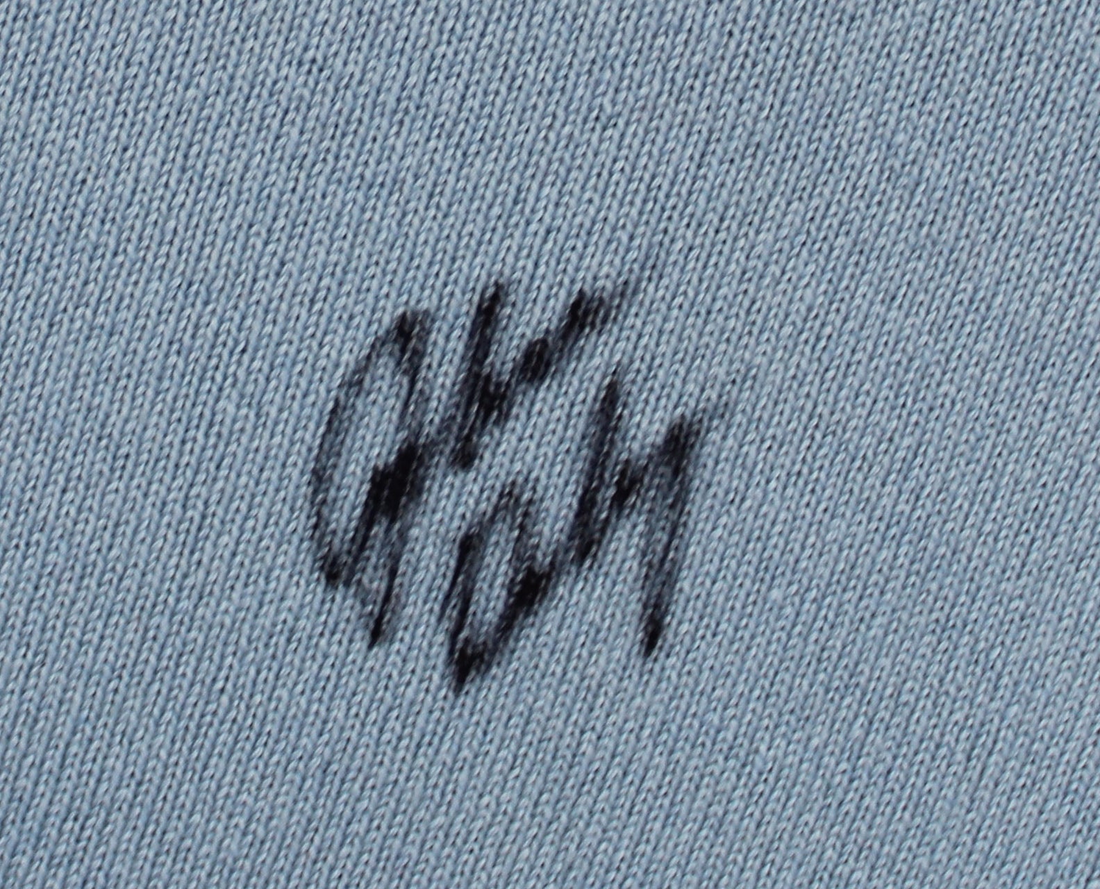 John Daly Signed Match Worn Light Blue Johnstons of Elgin Cashmere Sweater BAS