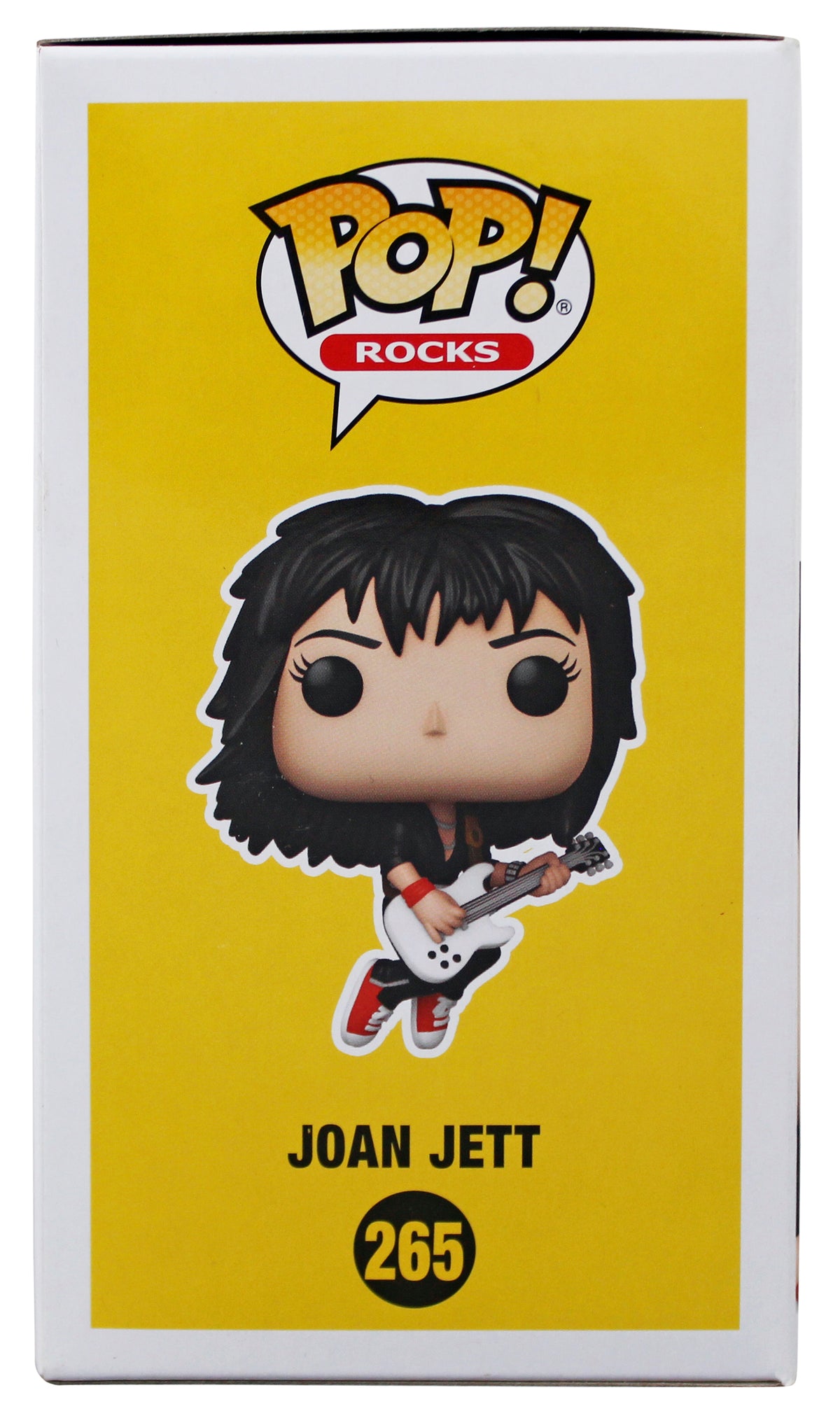 Joan Jett Authentic Signed #265 Pop! Rocks Funko Pop Vinyl Figure BAS #AD77126