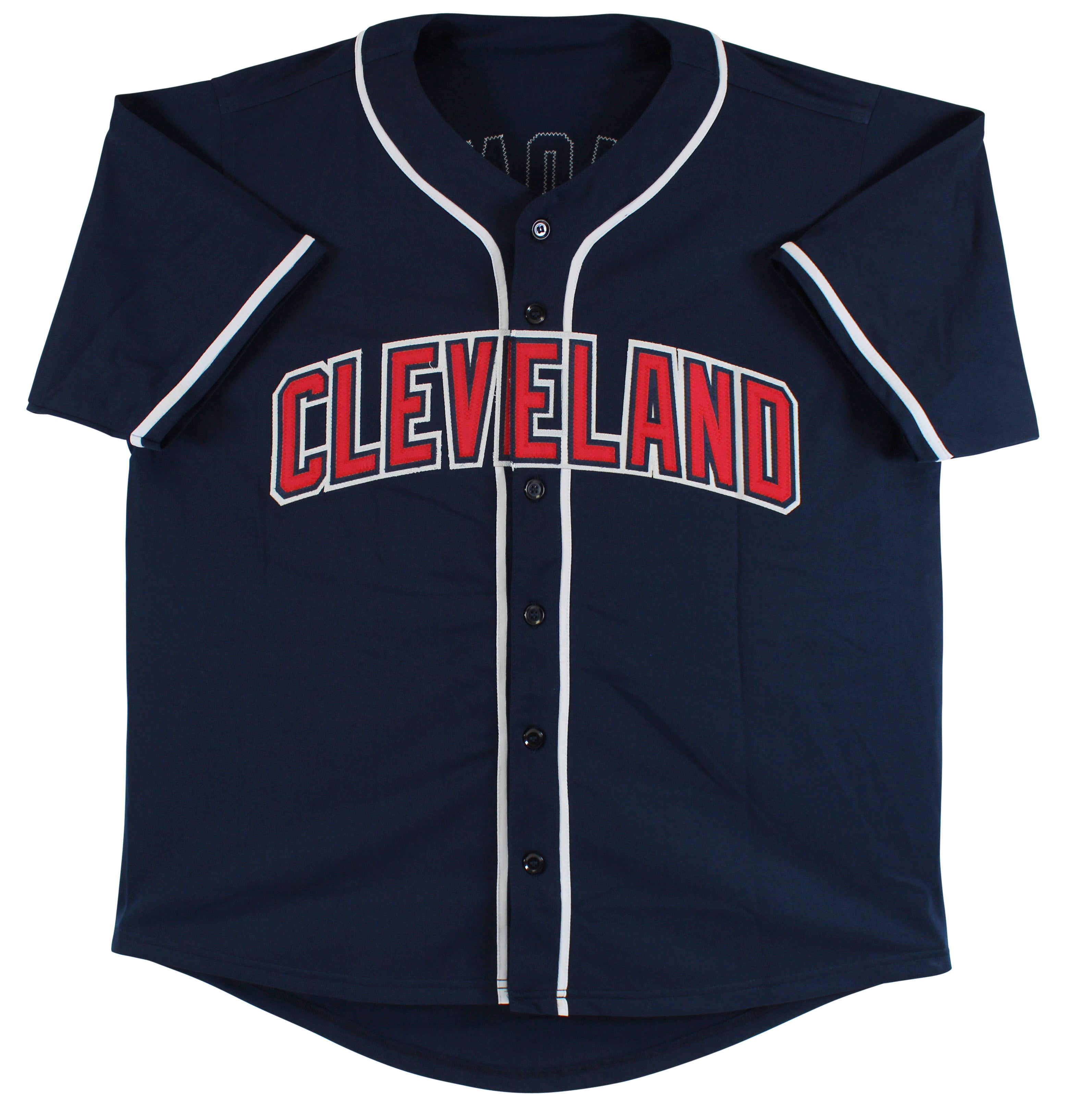 Jim Thome Authentic Signed Navy Blue Pro Style Jersey BAS Witnessed #N93359