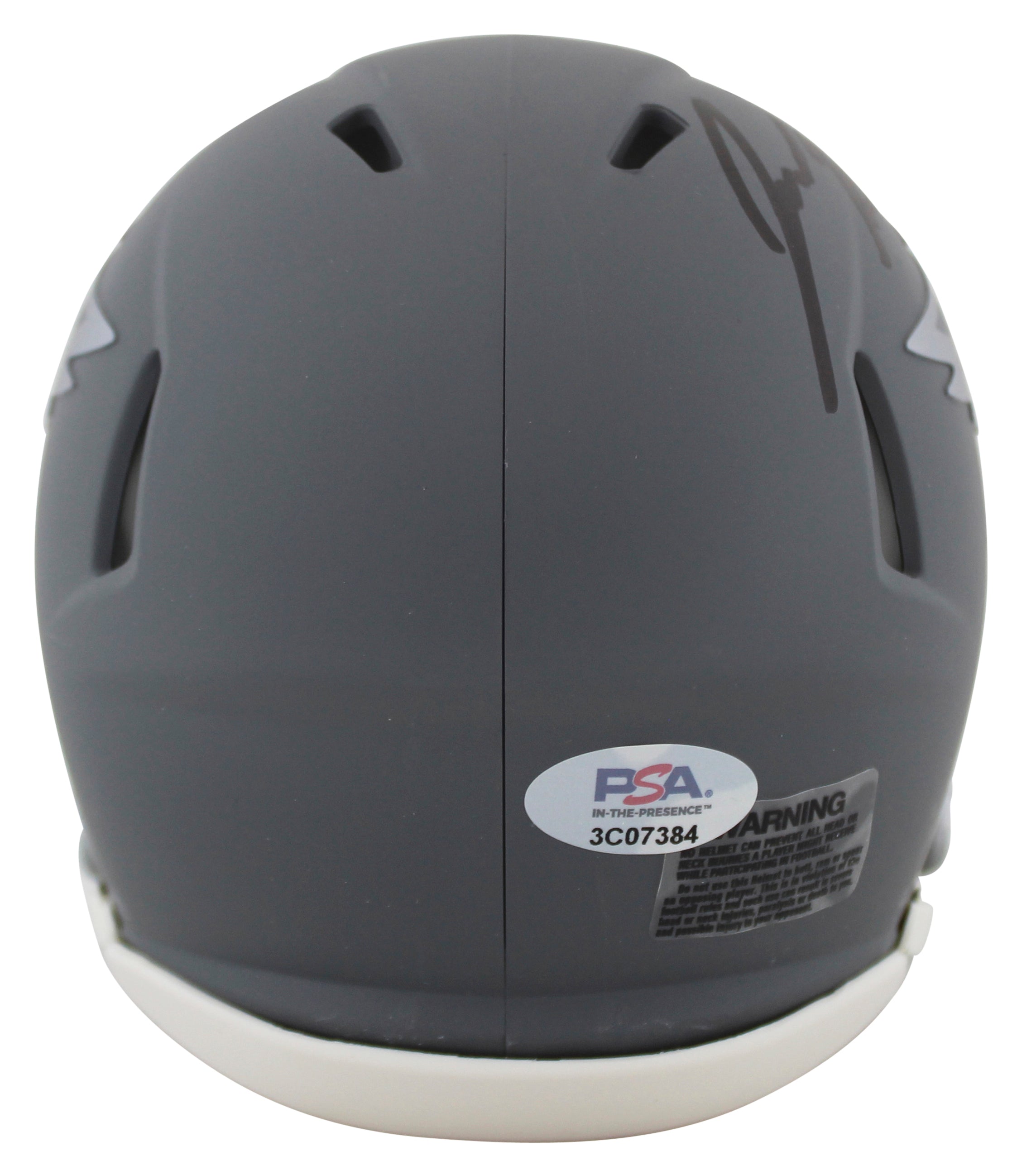 Eagles Jason Kelce Authentic Signed Slate Speed Mini Helmet W/ Case PSA/DNA Itp