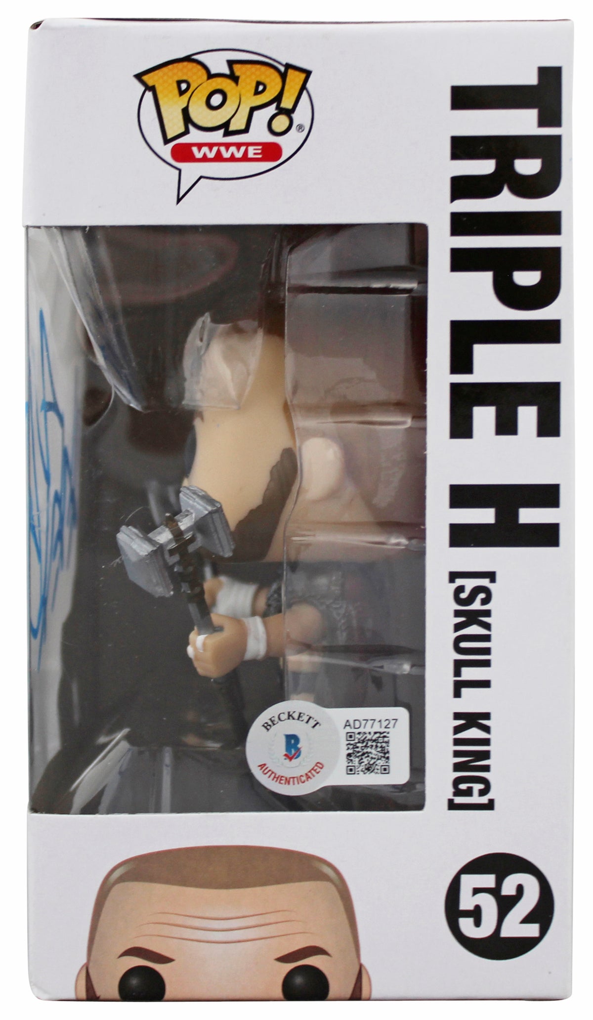 Paul Levesque Triple H Signed #52 Pop! WWE Funko Pop Vinyl Figure BAS #AD77127