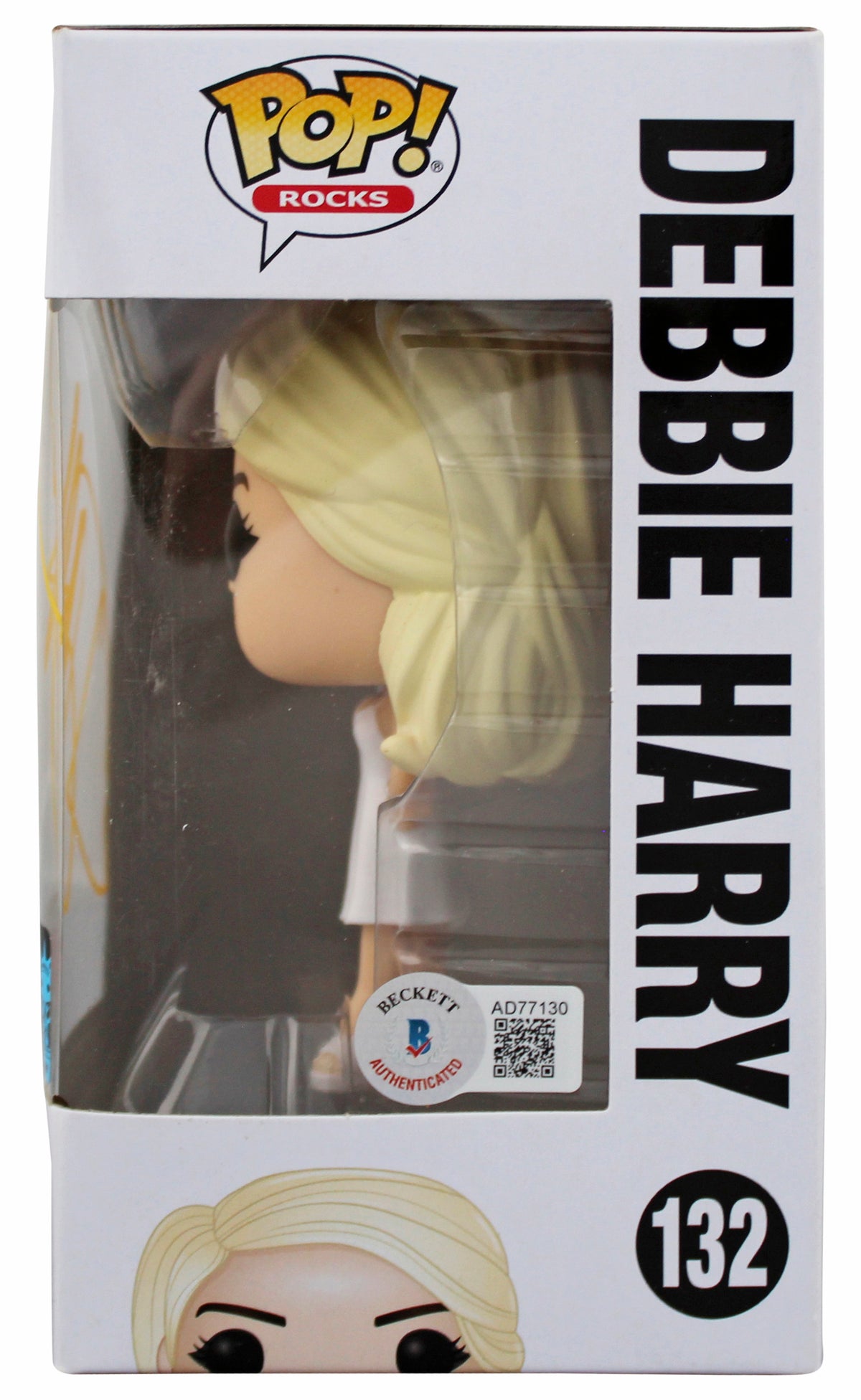 Debbie Harry Blondie Signed #132 Pop! Rocks Funko Pop Vinyl Figure BAS #AD77130