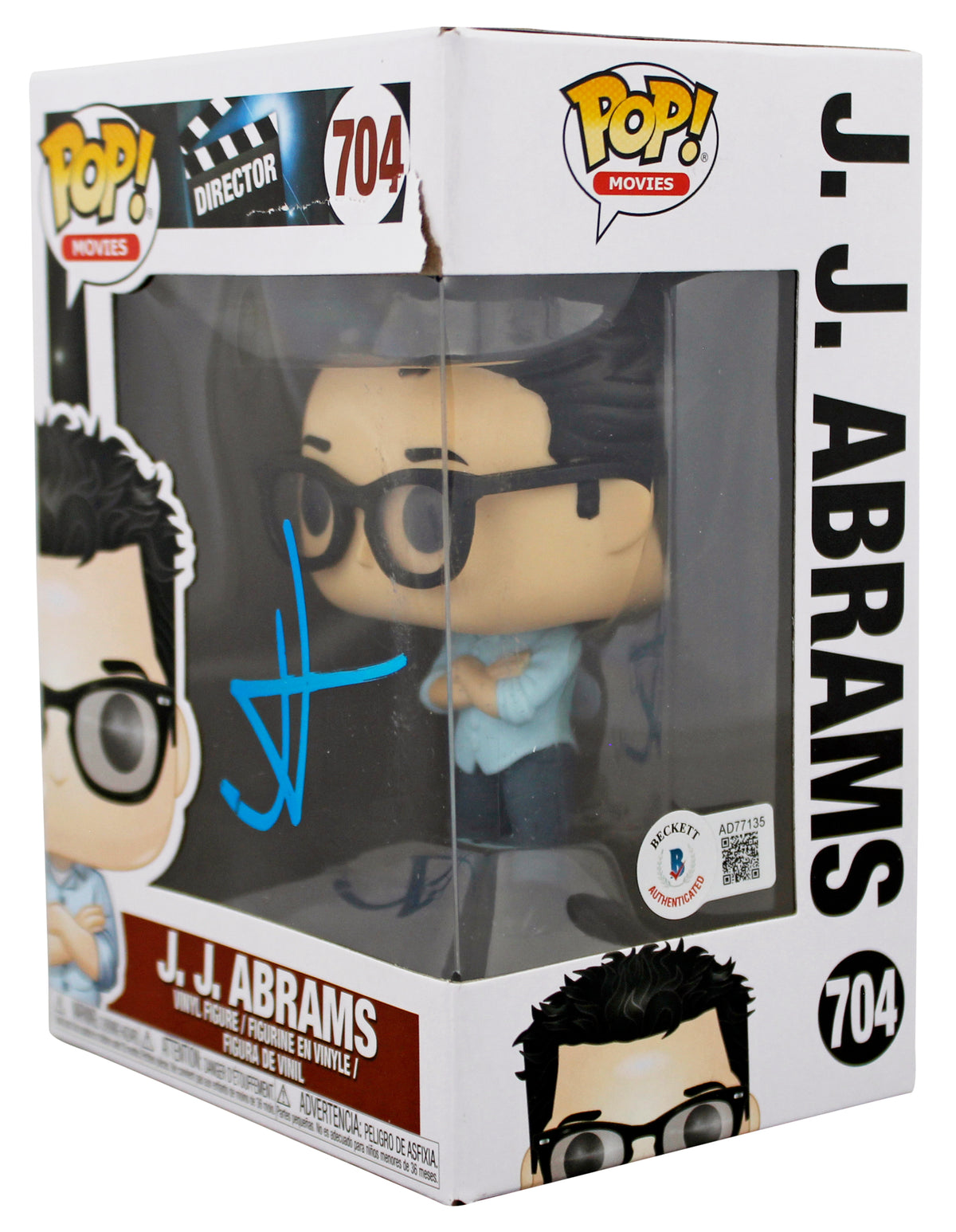 J.J. Abrams Star Wars Signed #704 Movies Funko Pop Vinyl Figure BAS #AD77135