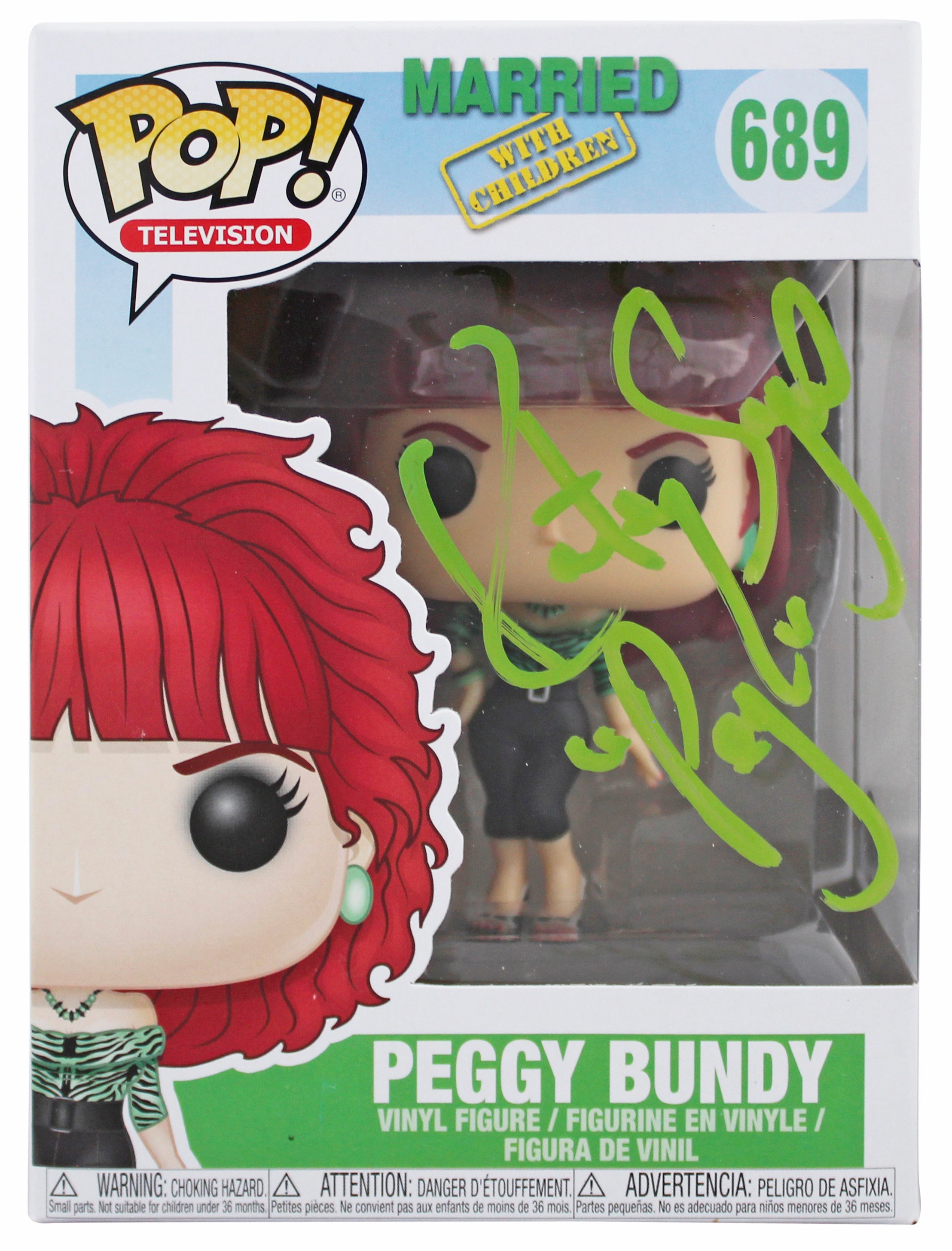 Katey Sagal Married With Children "Peg" Signed Funko Pop Vinyl Figure BAS Holo