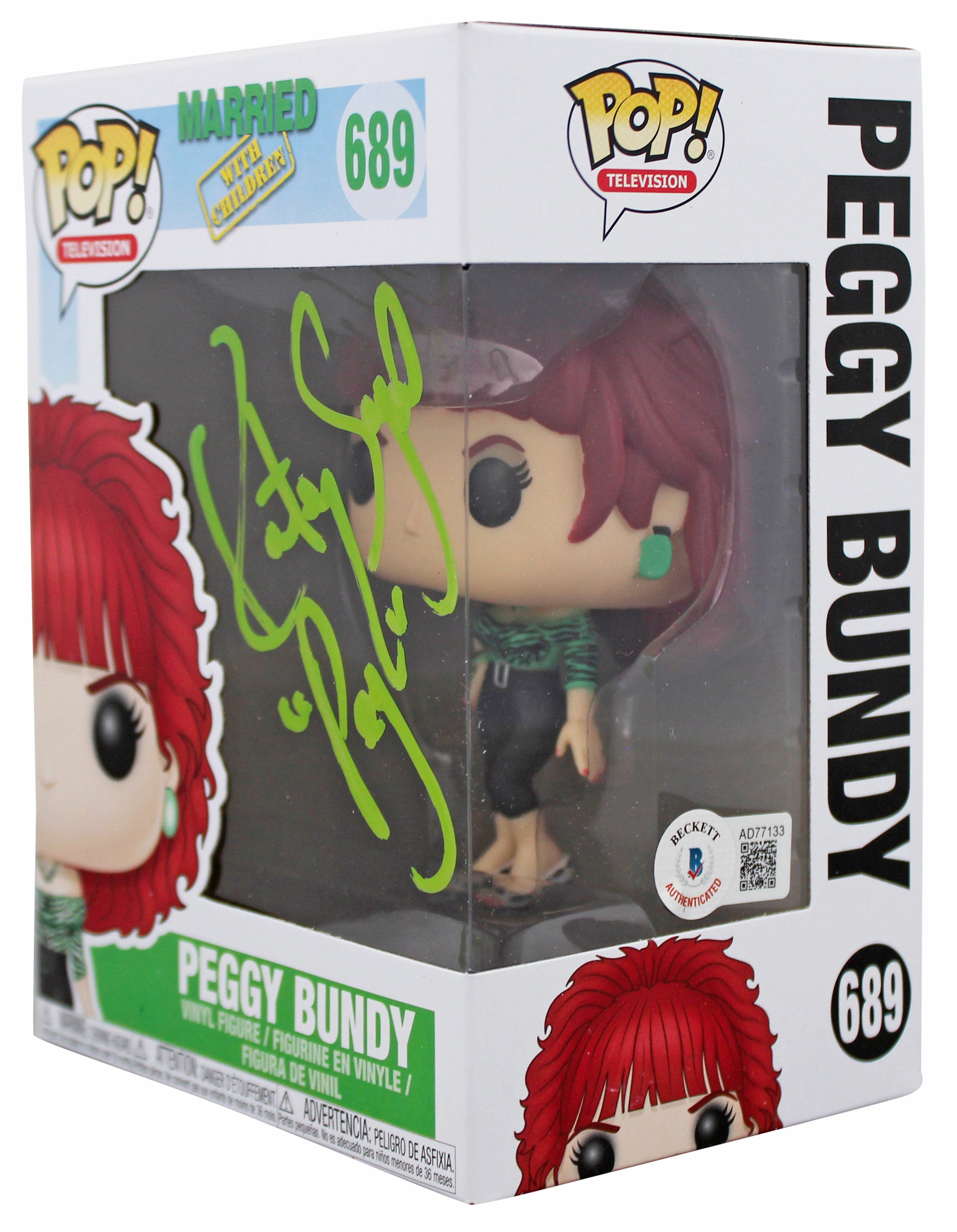 Katey Sagal Married With Children "Peg" Signed Funko Pop Vinyl Figure BAS Holo