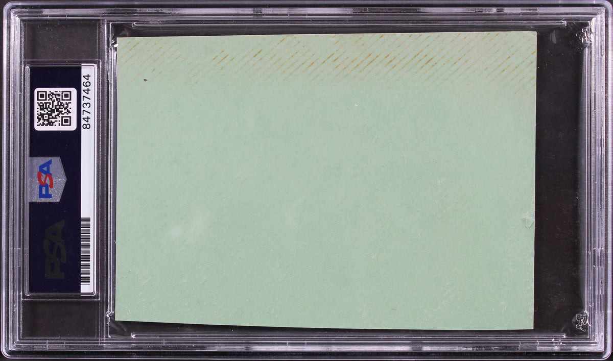 Charles Lindbergh "Aug 17, 73" Signed 3x5 Cut Signature Auto 10! PSA Slabbed