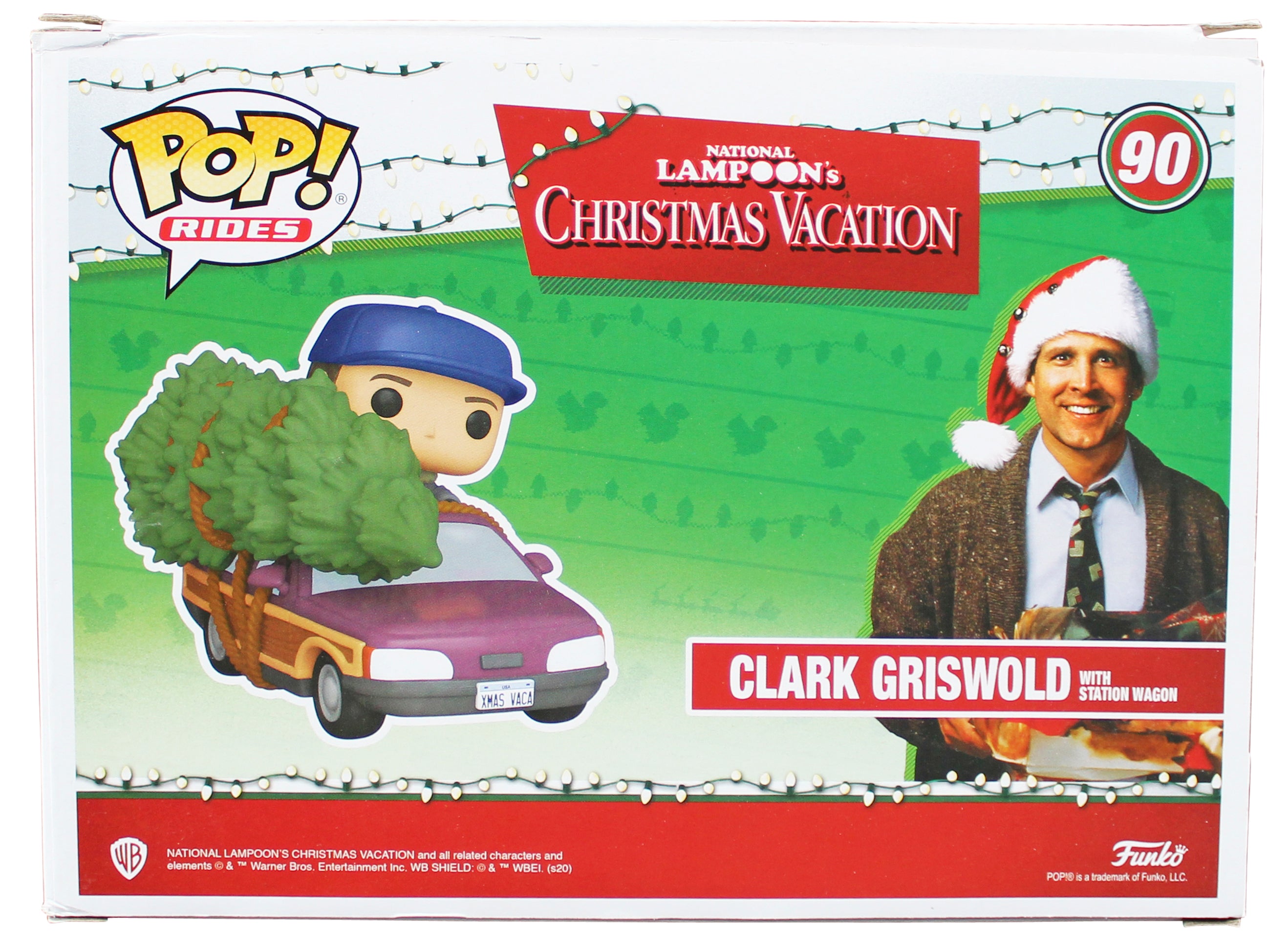 Chevy Chase Christmas Vacation Signed #90 Funko Pop Vinyl Figure BAS #WR44177