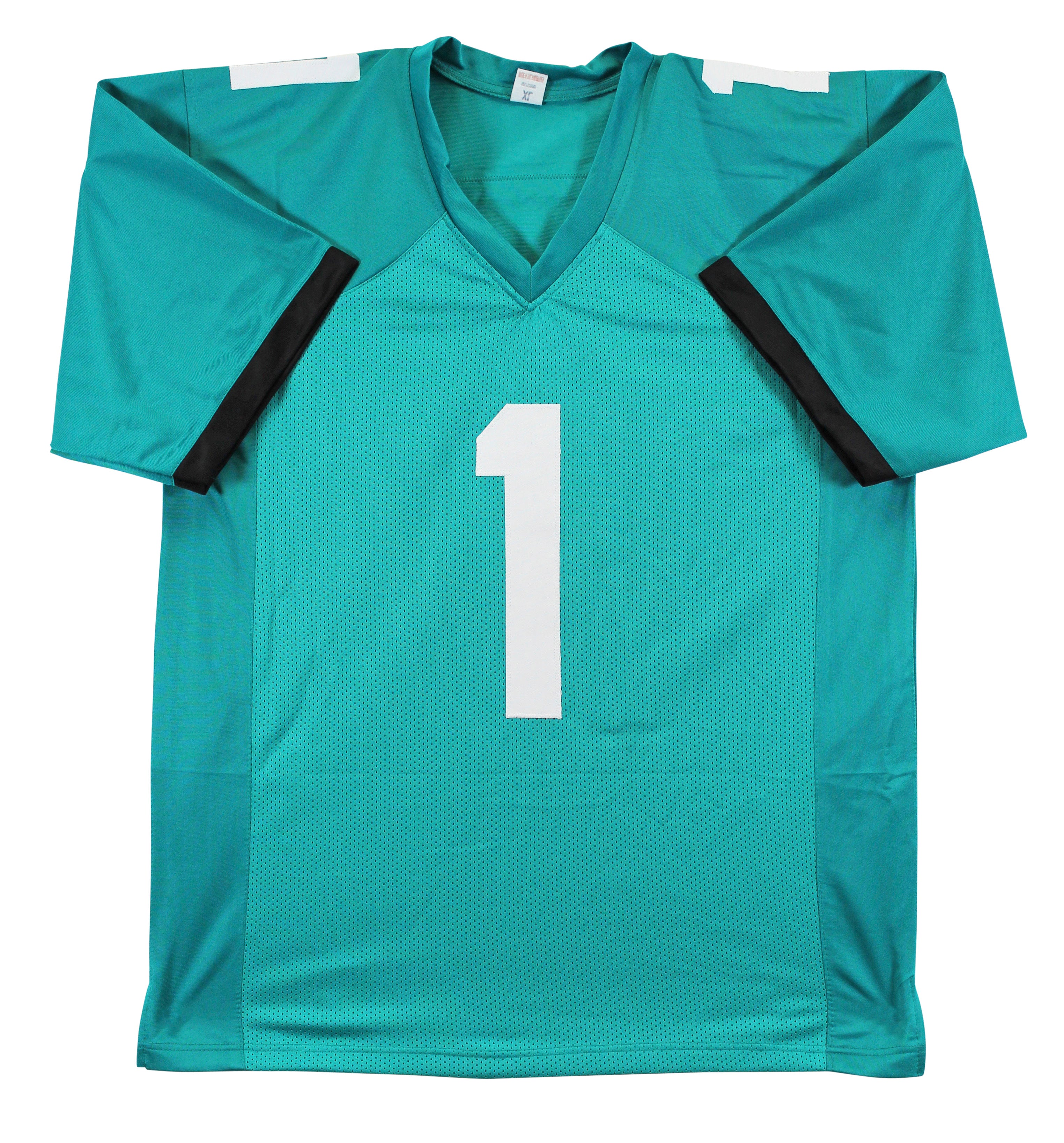 Travis Etienne Authentic Signed Teal Pro Style Jersey Autographed BAS Witnessed
