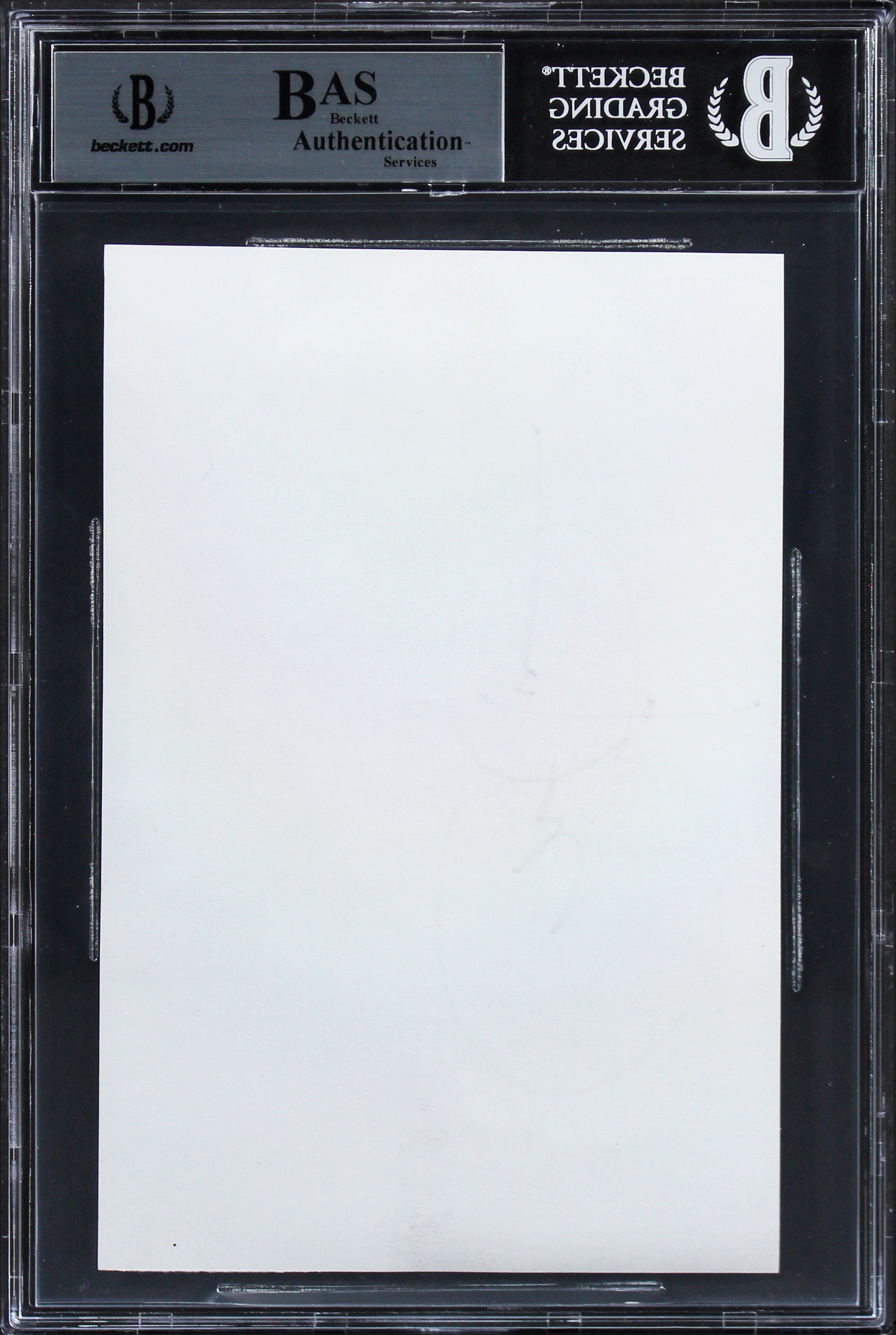 Barack Obama Authentic Signed 4.5x7 Photo Auto Graded Gem Mint 10! BAS Slabbed