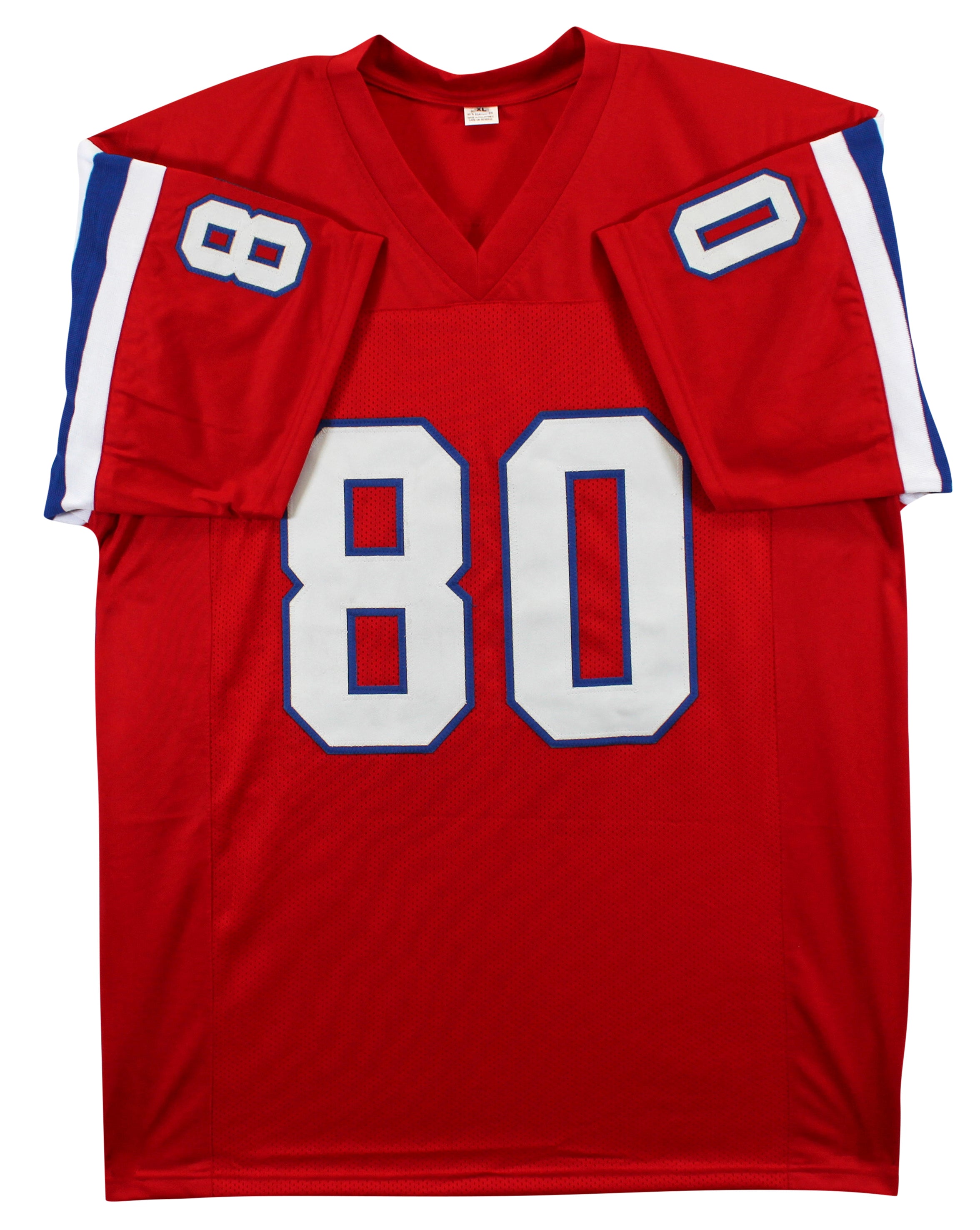 Irving Fryar Authentic Signed Red Pro Style Jersey Autographed BAS Witnessed