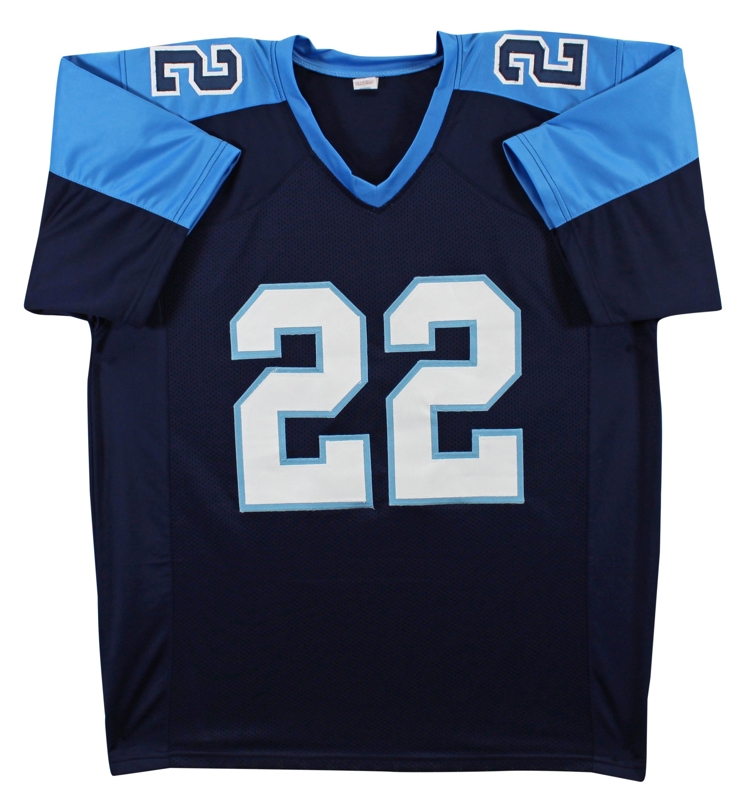 Derrick Henry Authentic Signed Navy Blue Pro Style Jersey Autographed JSA