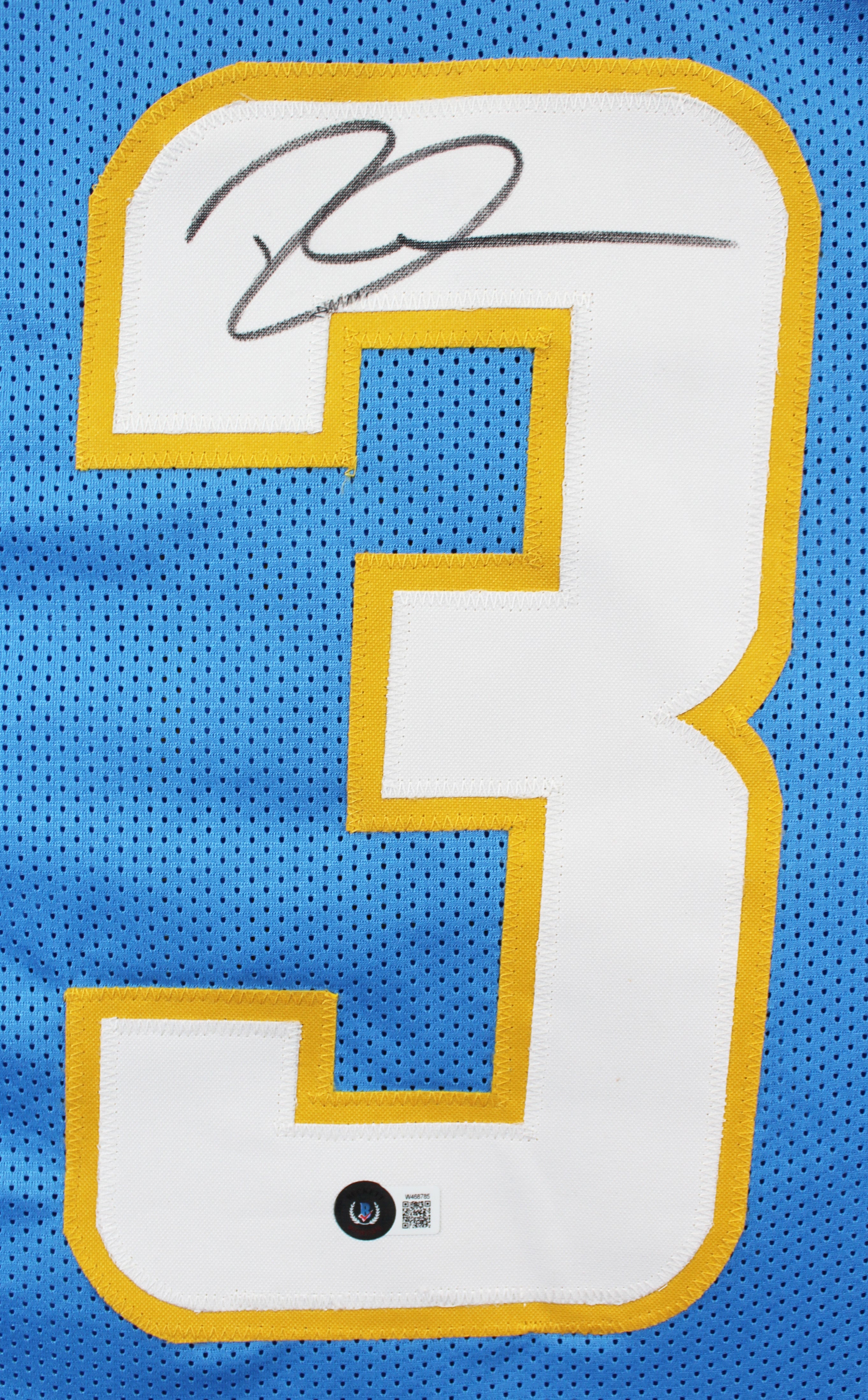 Derwin James Authentic Signed Powder Blue Pro Style Jersey BAS Witnessed