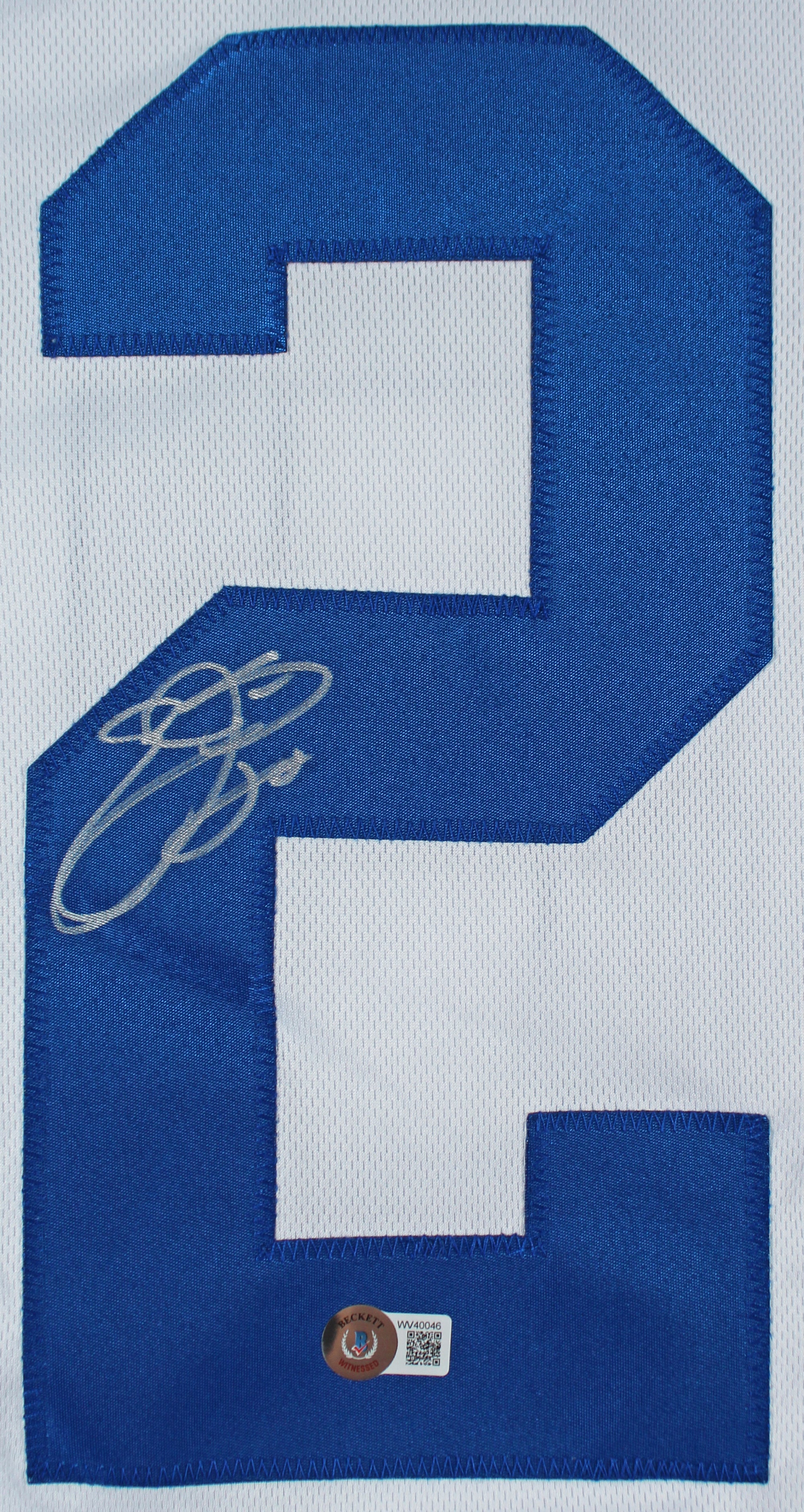 Cowboys Emmitt Smith Authentic Signed White Pro Style Jersey BAS Witnessed
