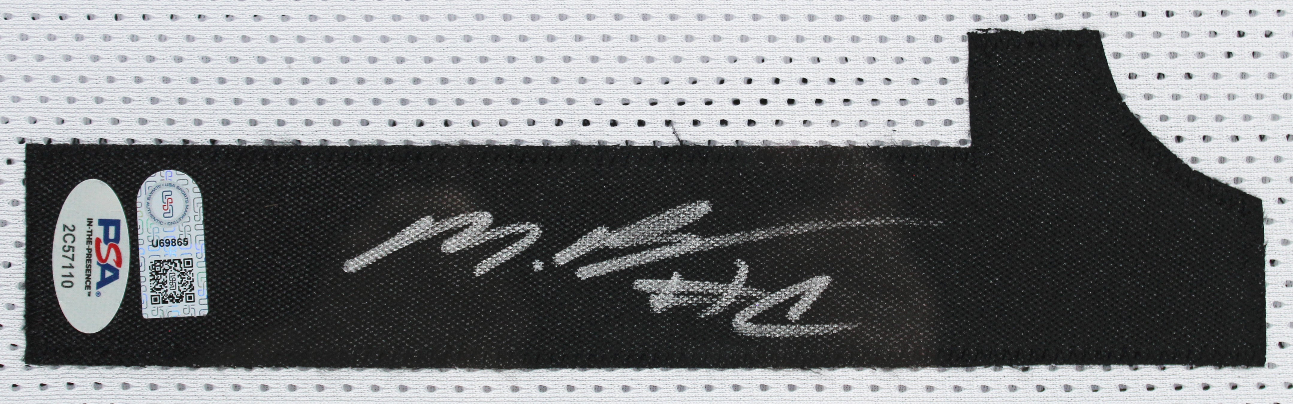 Mikal Bridges Authentic Signed White Pro Style Framed Jersey PSA/DNA #2C57110