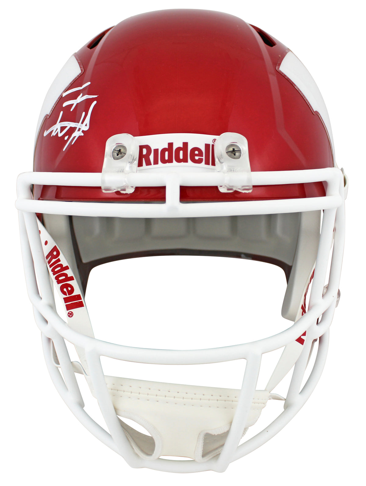 Wisconsin JJ TJ & Derek Watt Triple Signed Flash Full Size Speed Rep Helmet BAS