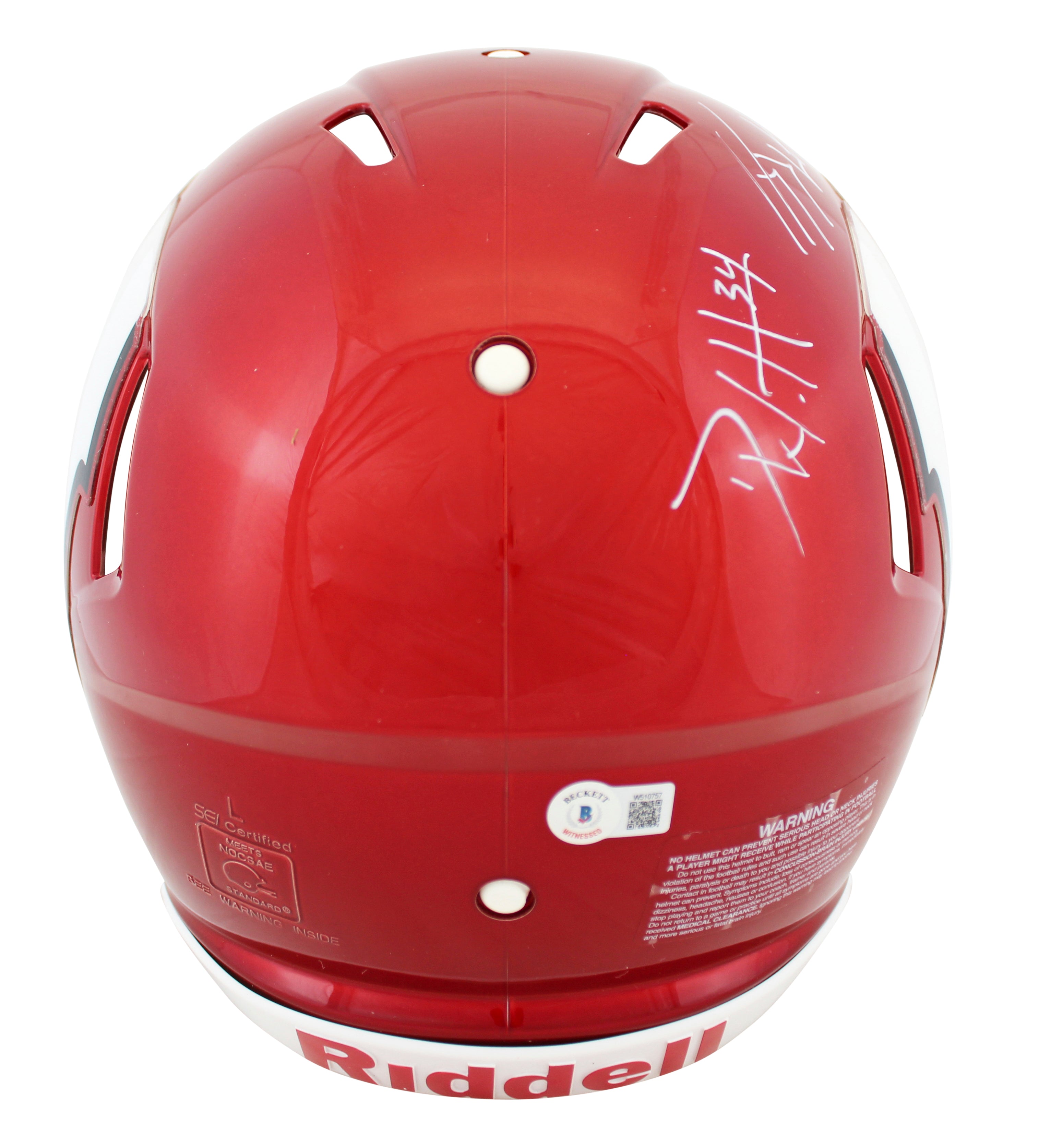 JJ TJ & Derek Watt Triple Signed Flash Full Size Speed Proline Helmet BAS Wit