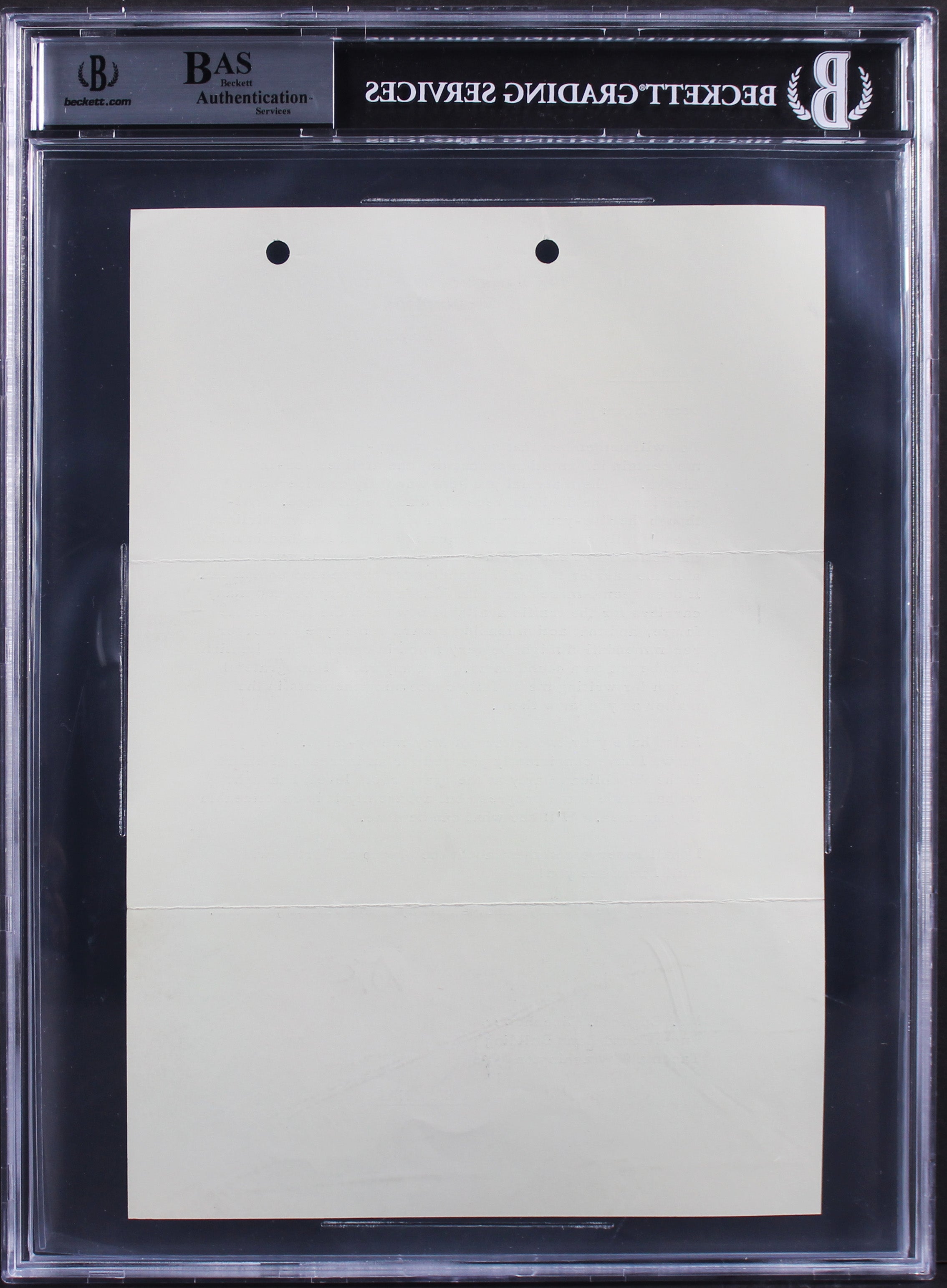 Dwight D. Eisenhower Signed 1955 Letter On White House Letterhead BAS Slabbed