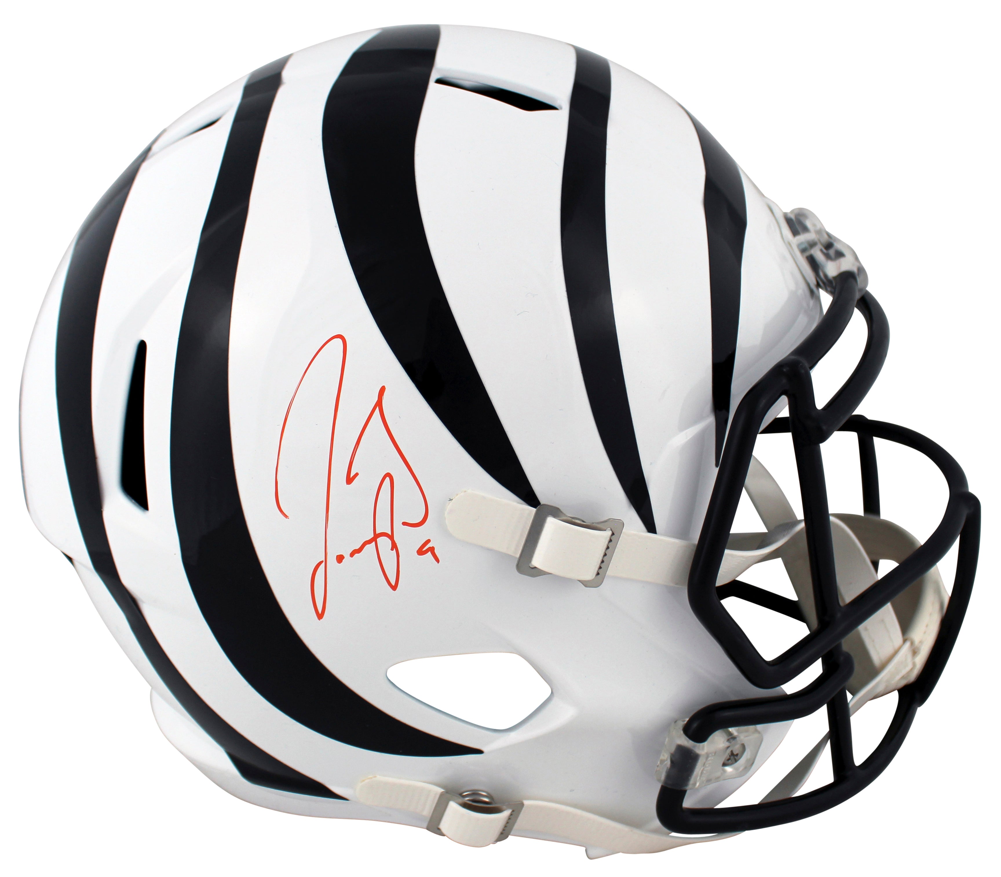 Bengals Joe Burrow Signed 2022 Alt On-Field Full Size Speed Rep Helmet Fanatics