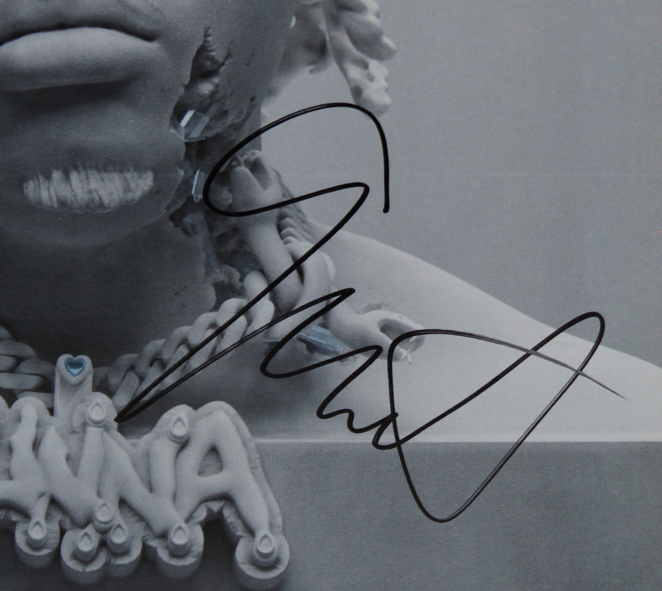 Gunna Authentic Signed DS4Ever Album Cover W/ Vinyl Autographed BAS #BN06560