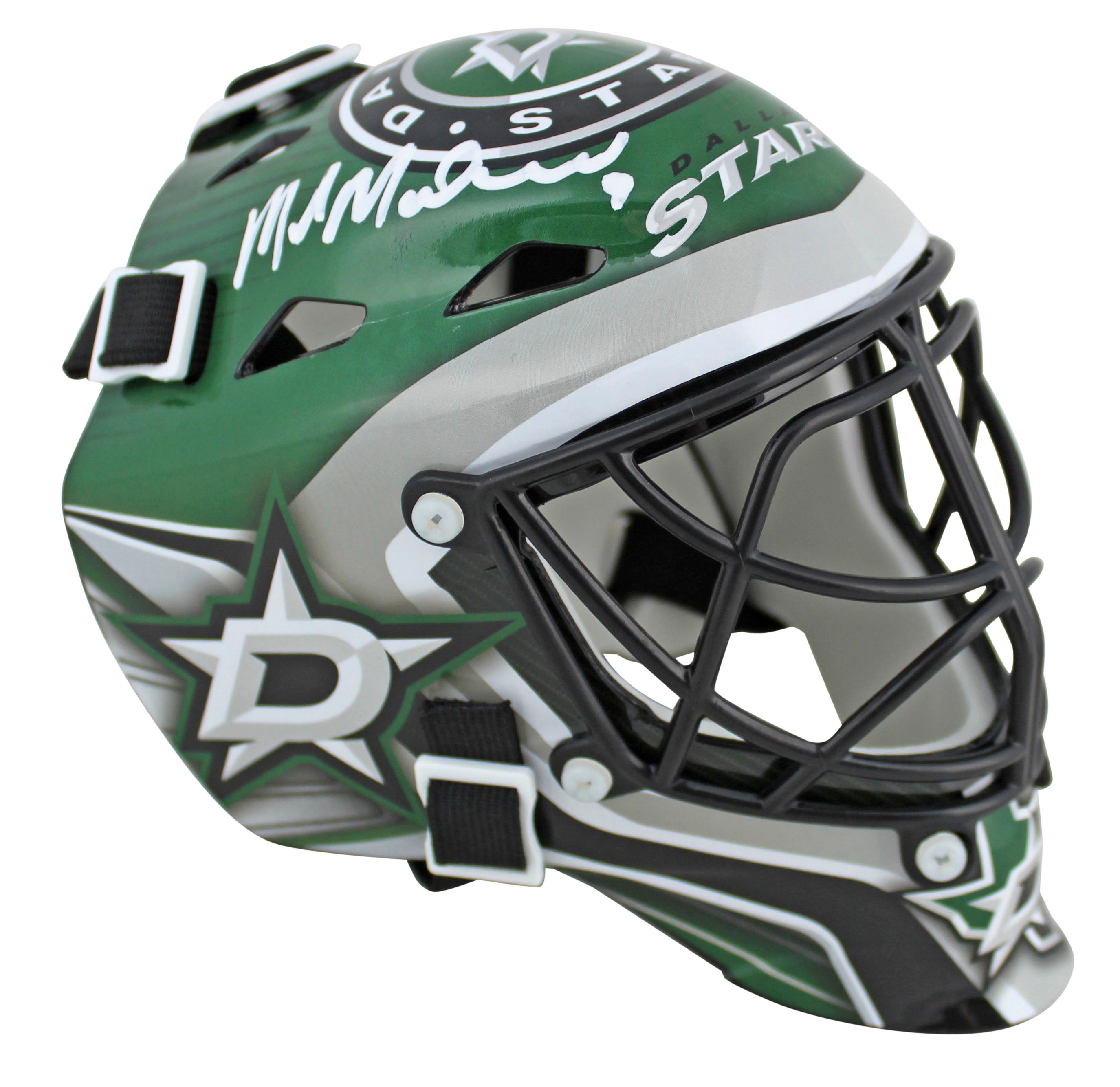 Stars Mike Modano Authentic Signed Mini Goalie Mask Autographed BAS Witnessed