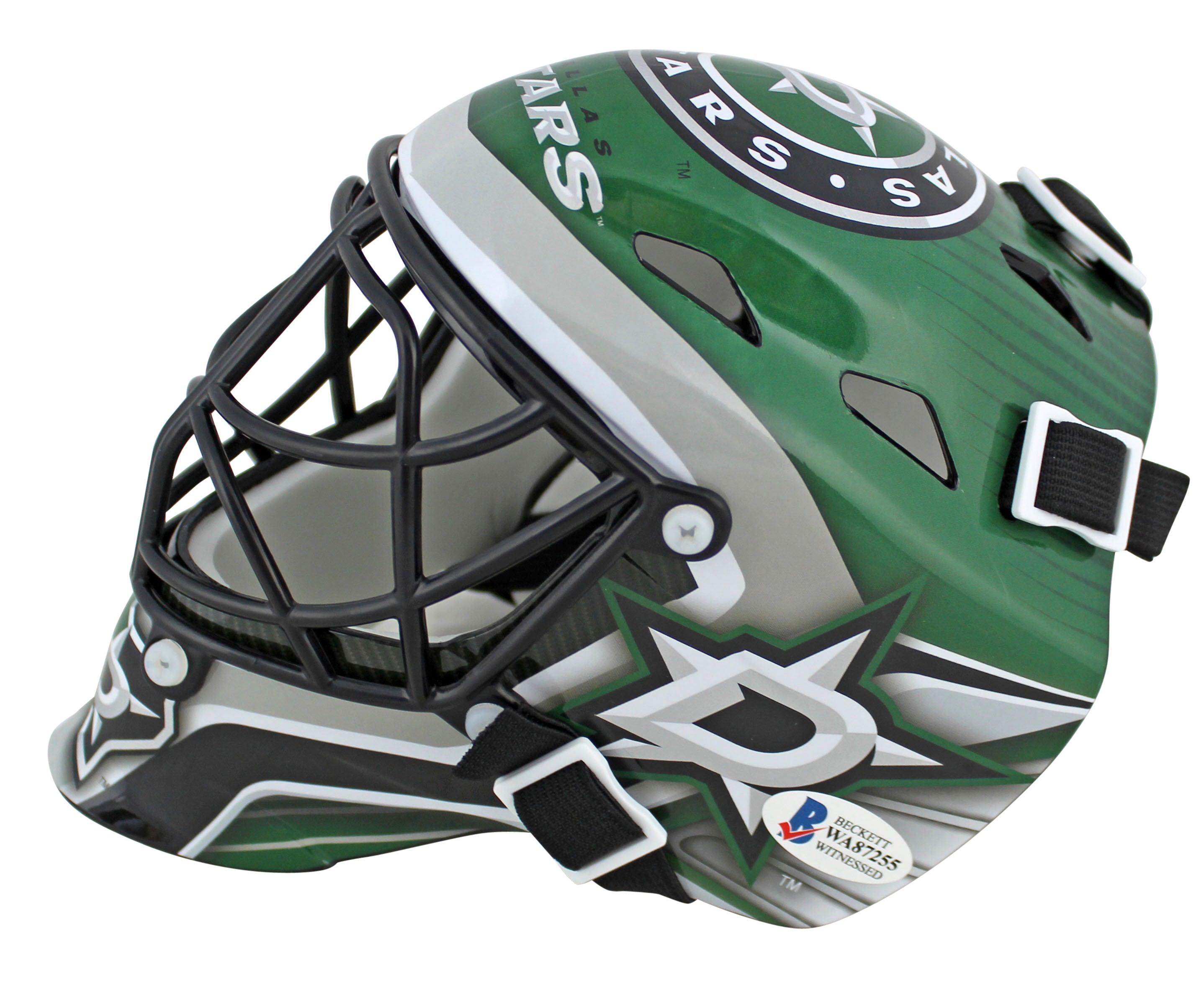 Stars Mike Modano Authentic Signed Mini Goalie Mask Autographed BAS Witnessed