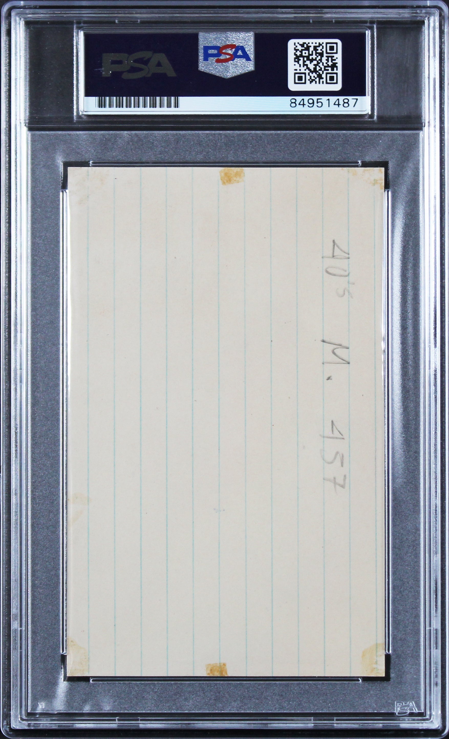 John Wayne True Grit Authentic Signed 3x5 Index Card Auto NM-MT 8 PSA Slabbed