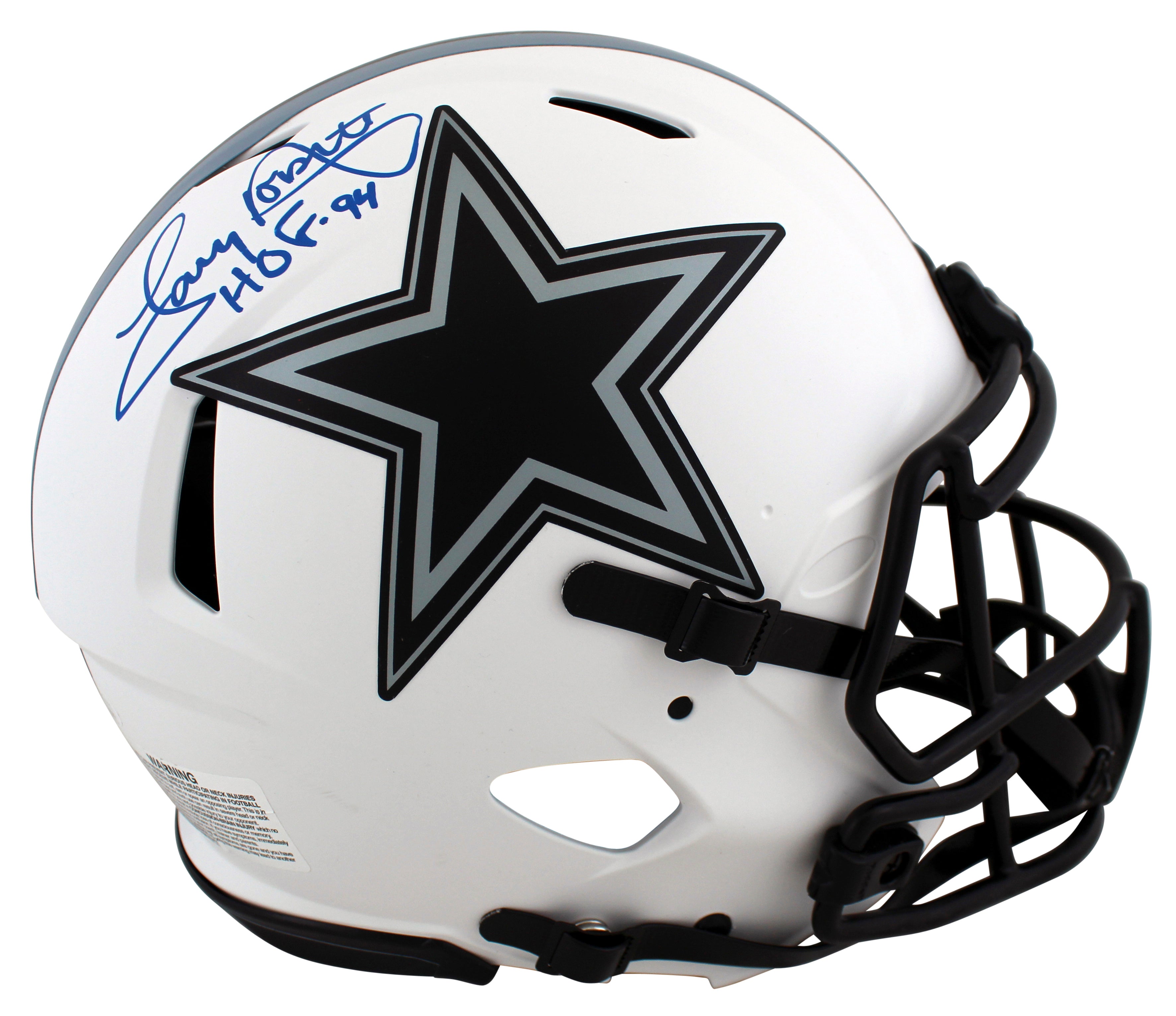 Cowboys Tony Dorsett "HOF 94" Signed Lunar Full Size Speed Proline Helmet JSA W